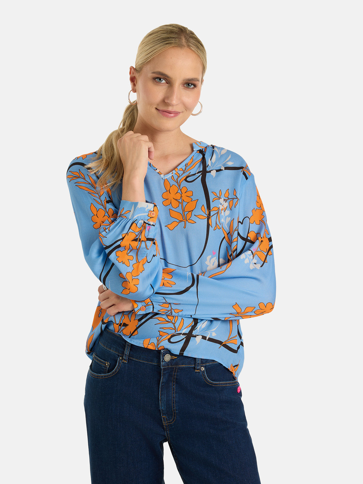 Bluse "ElaaL" aus Viskose