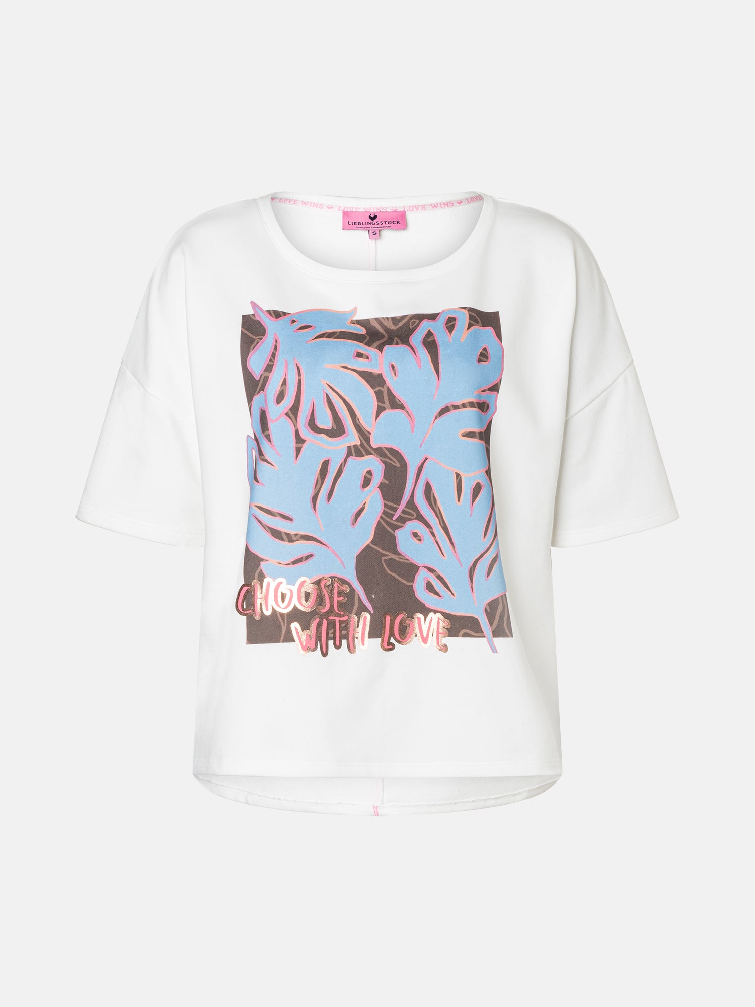 T-Shirt "ElvaL" aus Baumwollmix