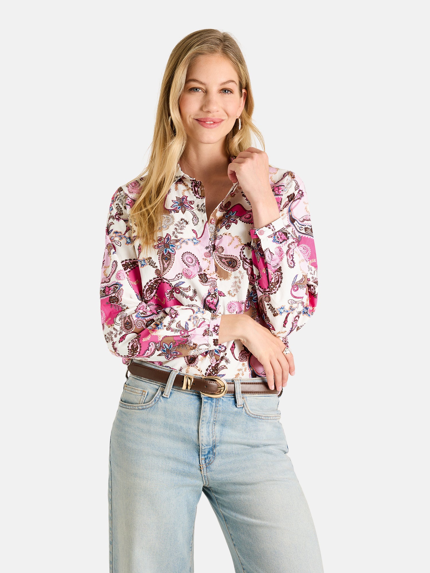 Bluse "EmeeL" aus Baumwolle