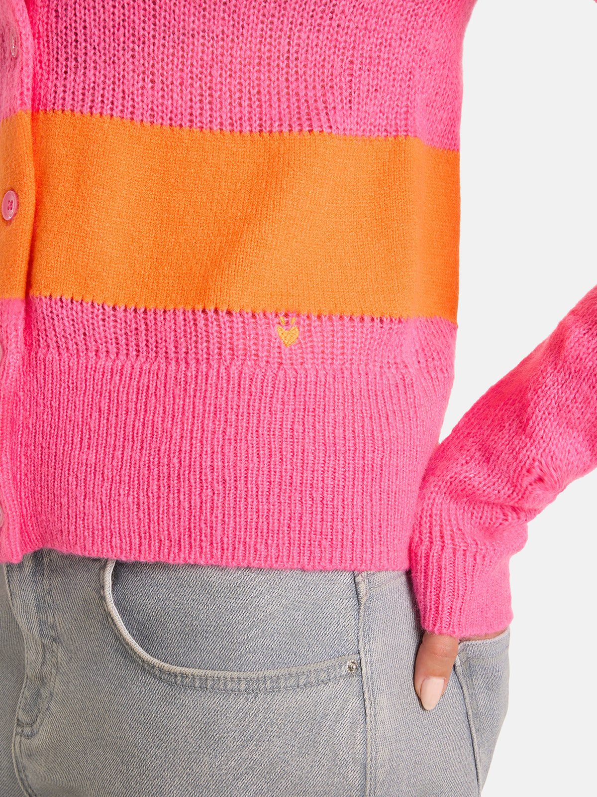Strickjacke "HaraL" mit Wolle