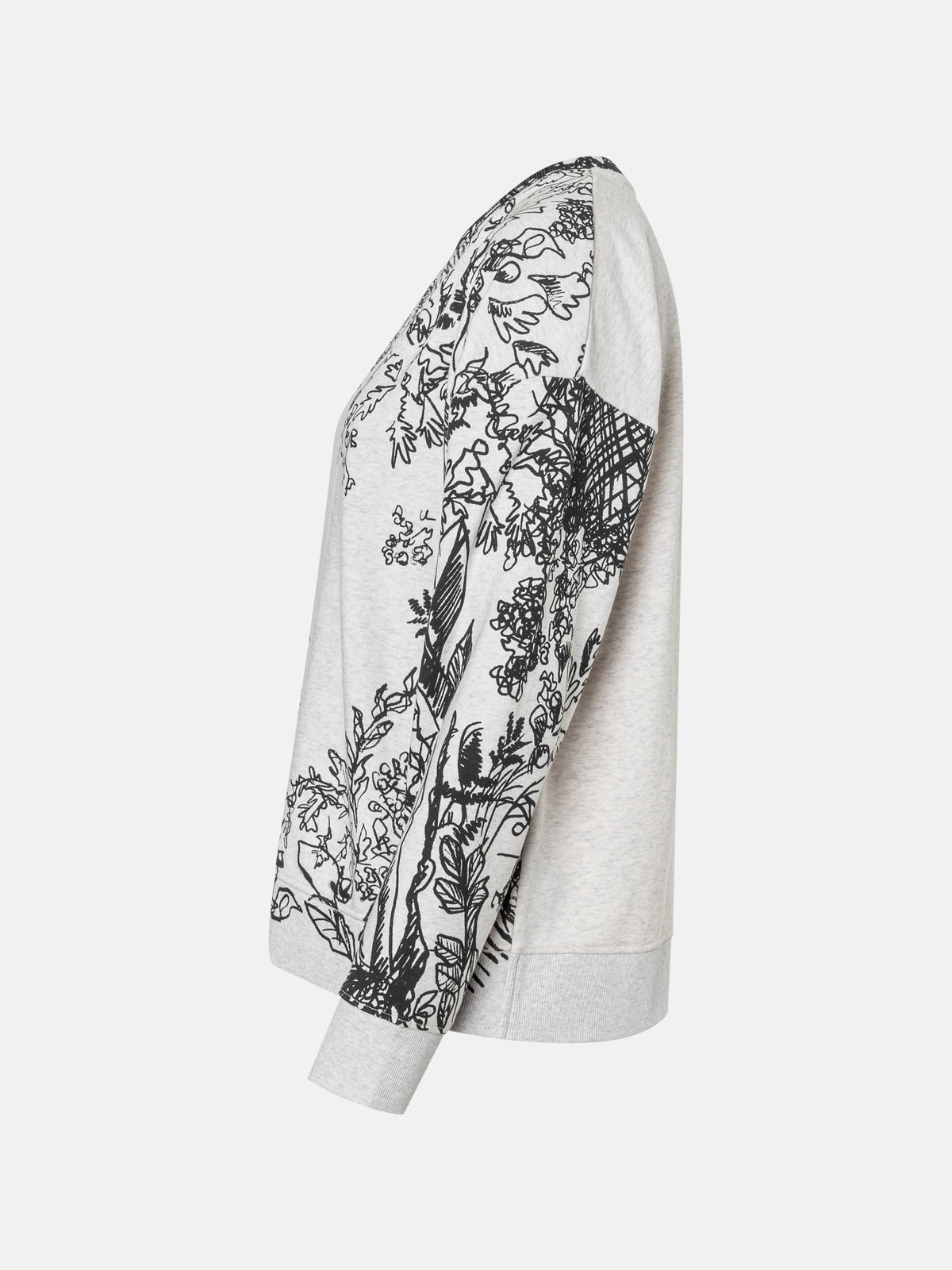 Sweatshirt "HazelL" aus Baumwollmix