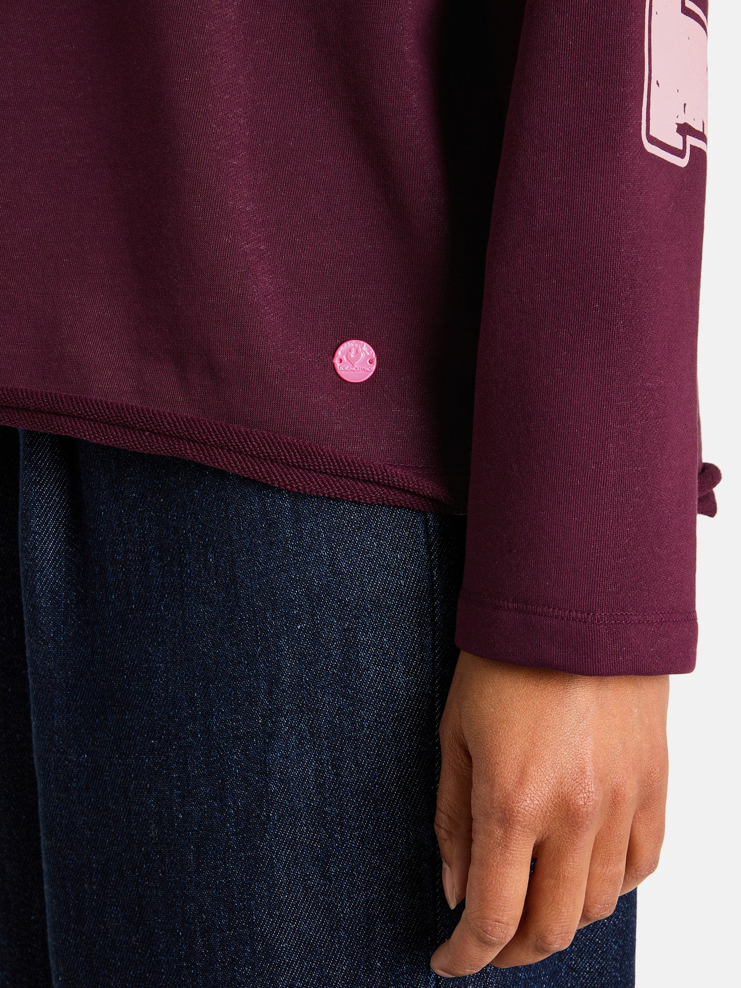 Sweatshirt "KiaL" aus Baumwollmix
