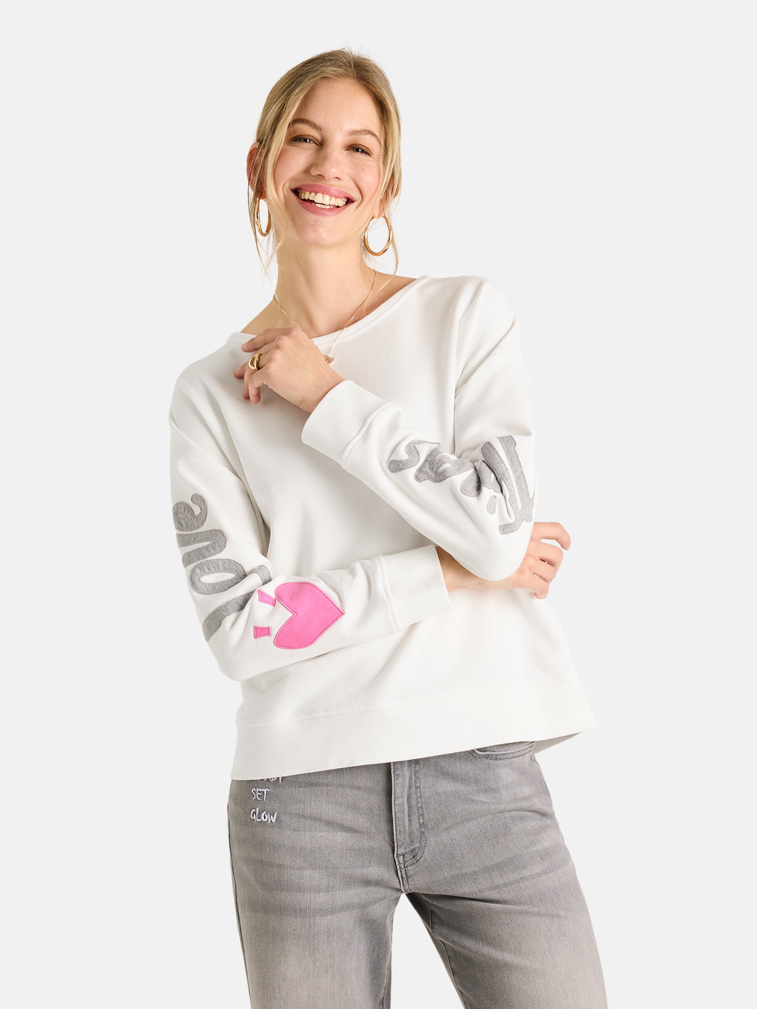Sweater "LatifahEP" aus Baumwollmix