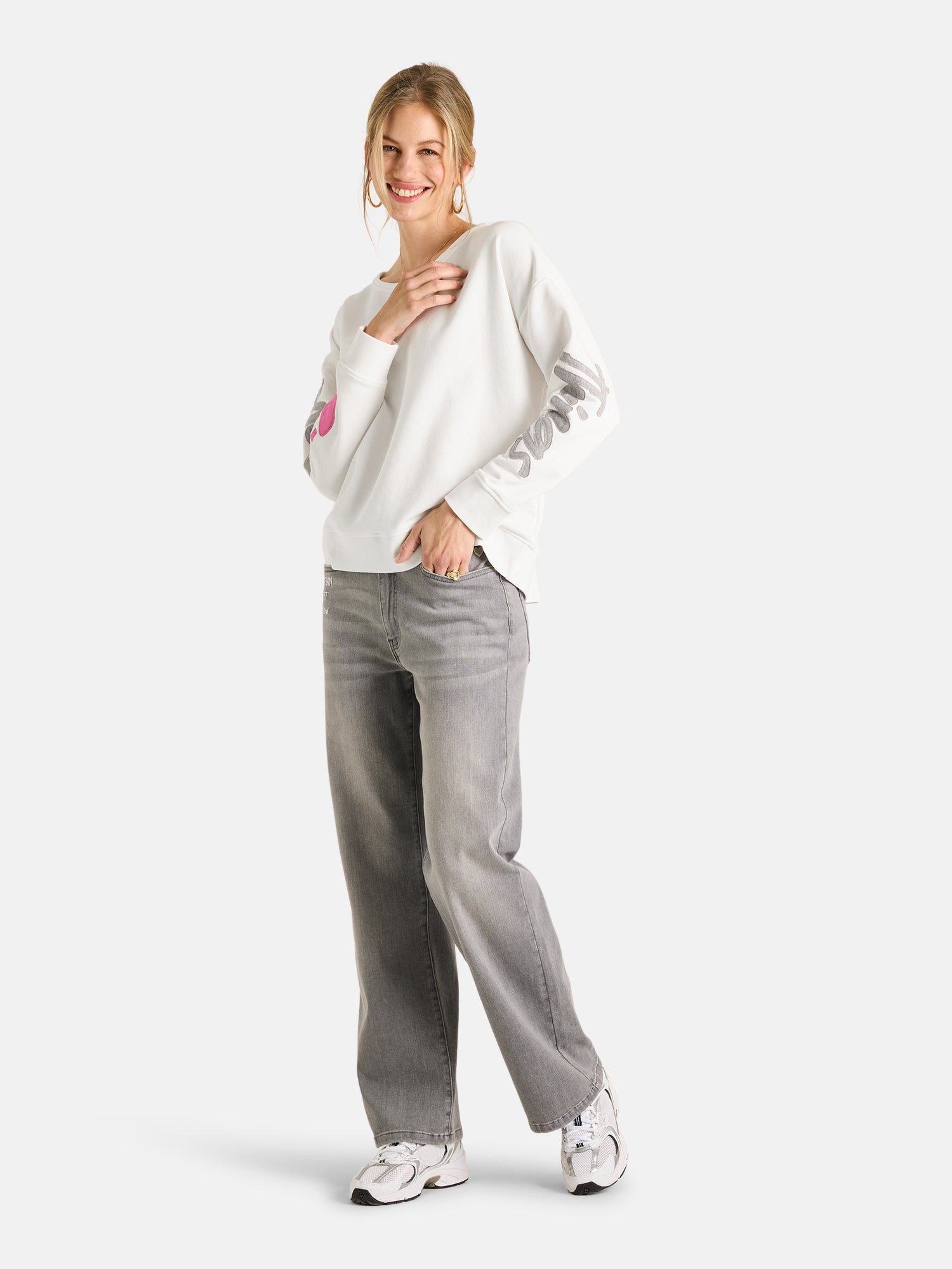 Sweater "LatifahEP" aus Baumwollmix