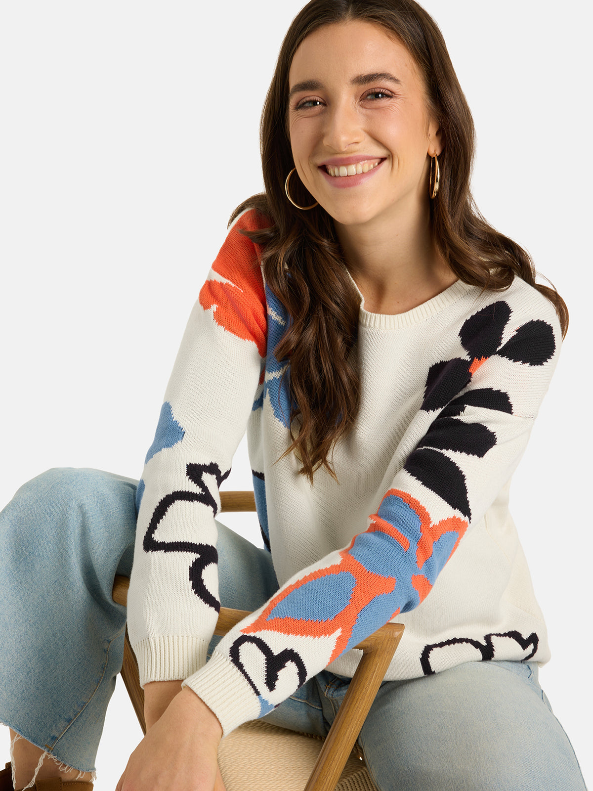 Pullover "LeliL" aus Baumwolle