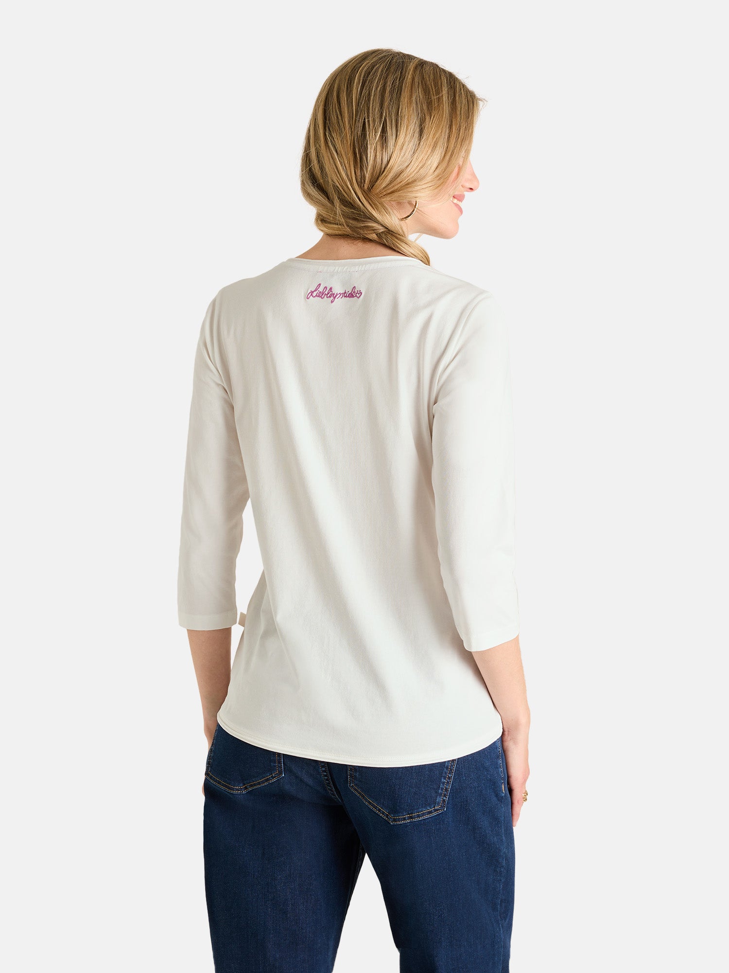 Langarmshirt "LeonaL" mit Elasthan