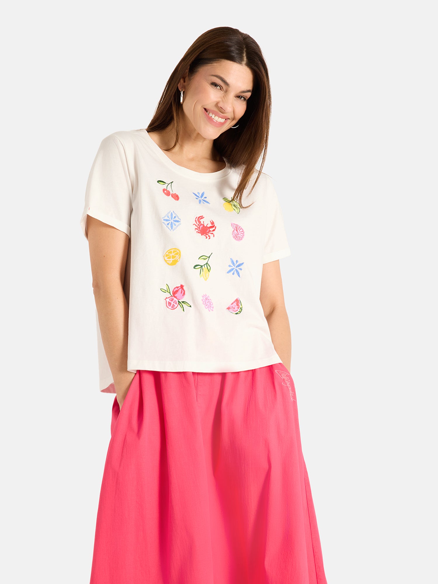 T-Shirt "LinaL" aus Bauwolle
