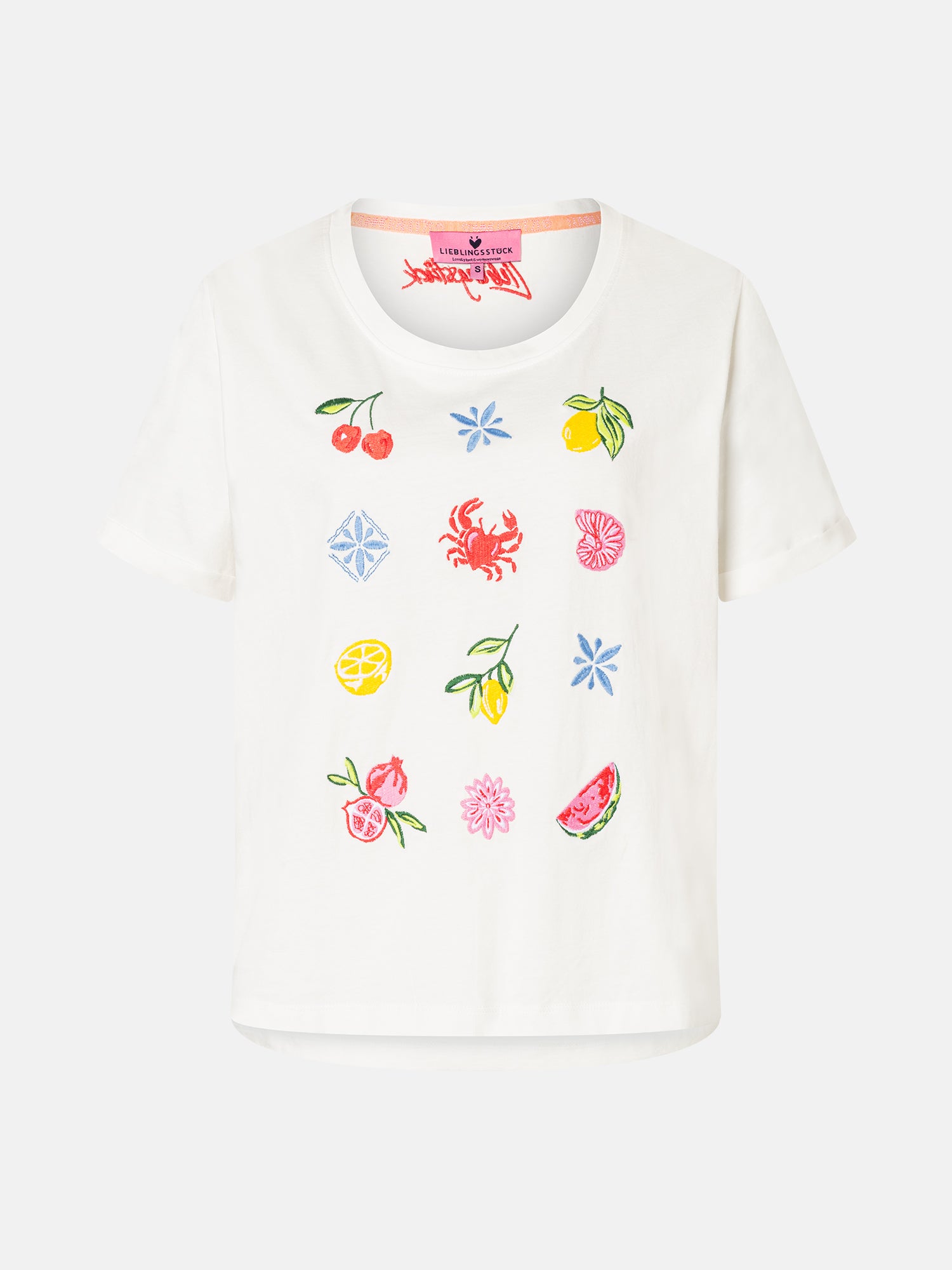T-Shirt "LinaL" aus Baumwolle