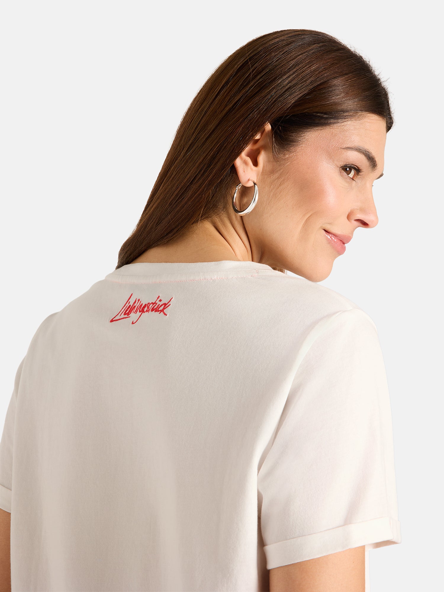 T-Shirt "LinaL" aus Baumwolle