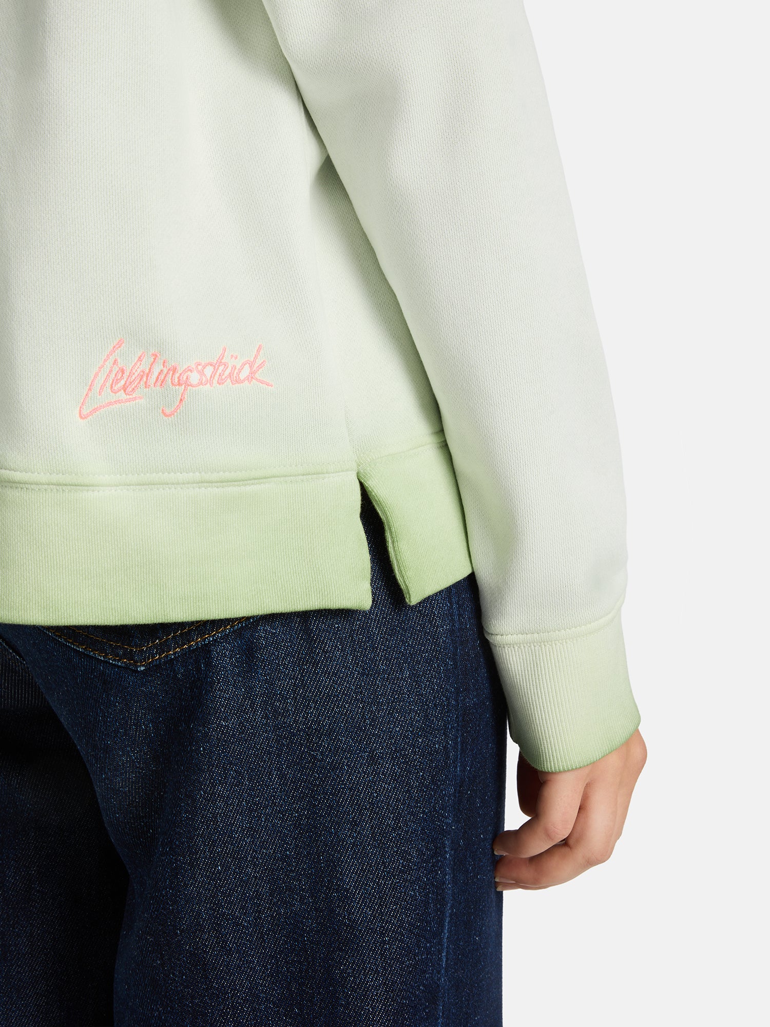 Sweatshirt "LivL" aus Baumwolle