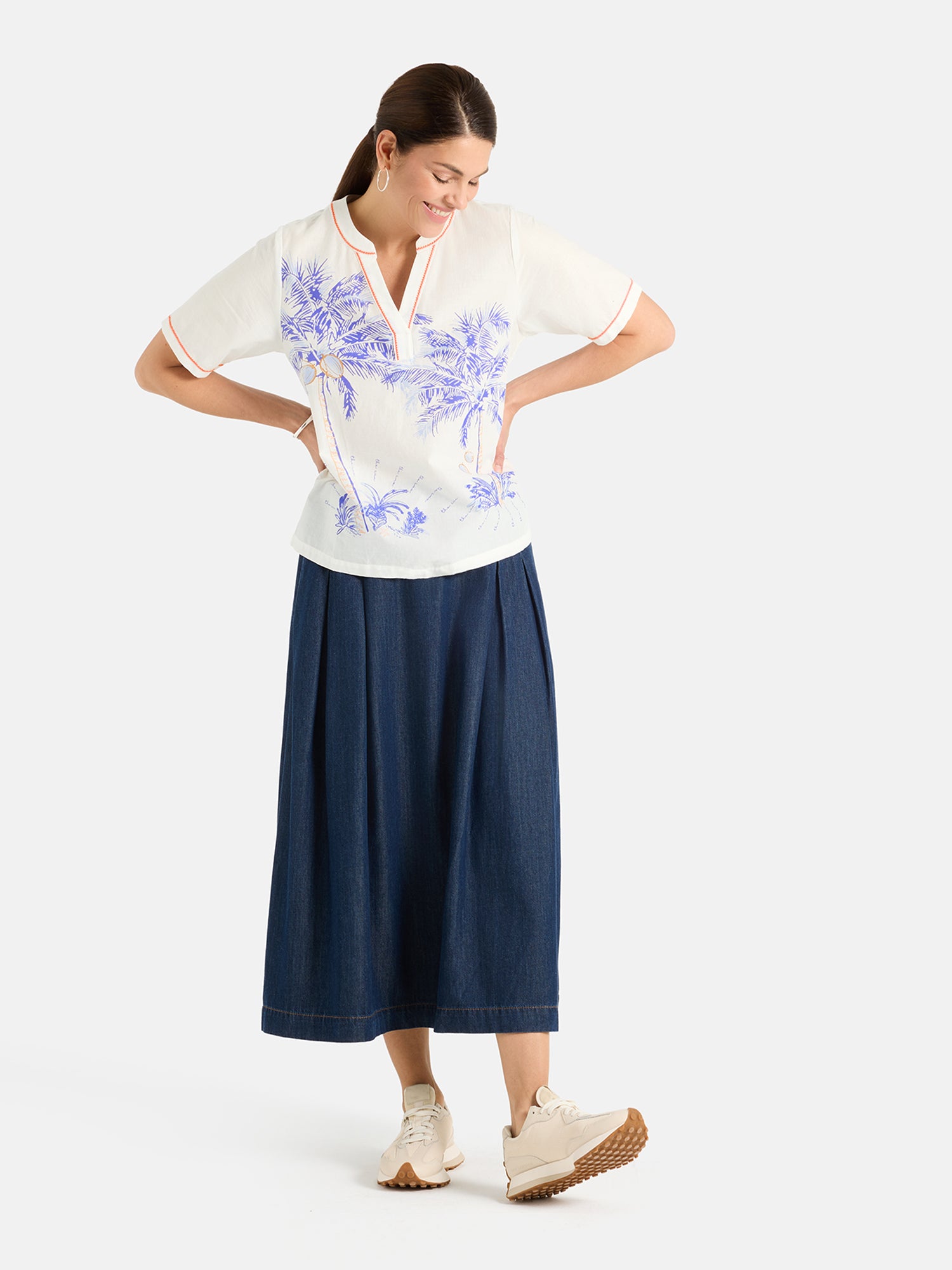 Bluse "LunaL" aus Baumwolle