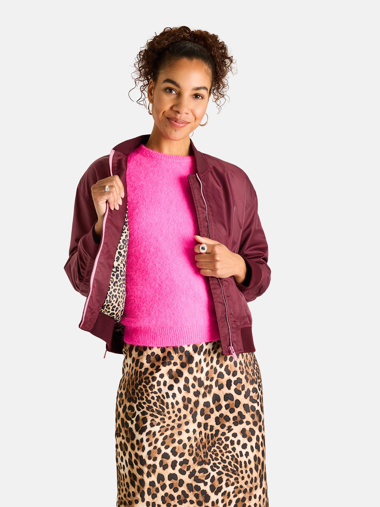 Jacke "MornaL" aus Nylon
