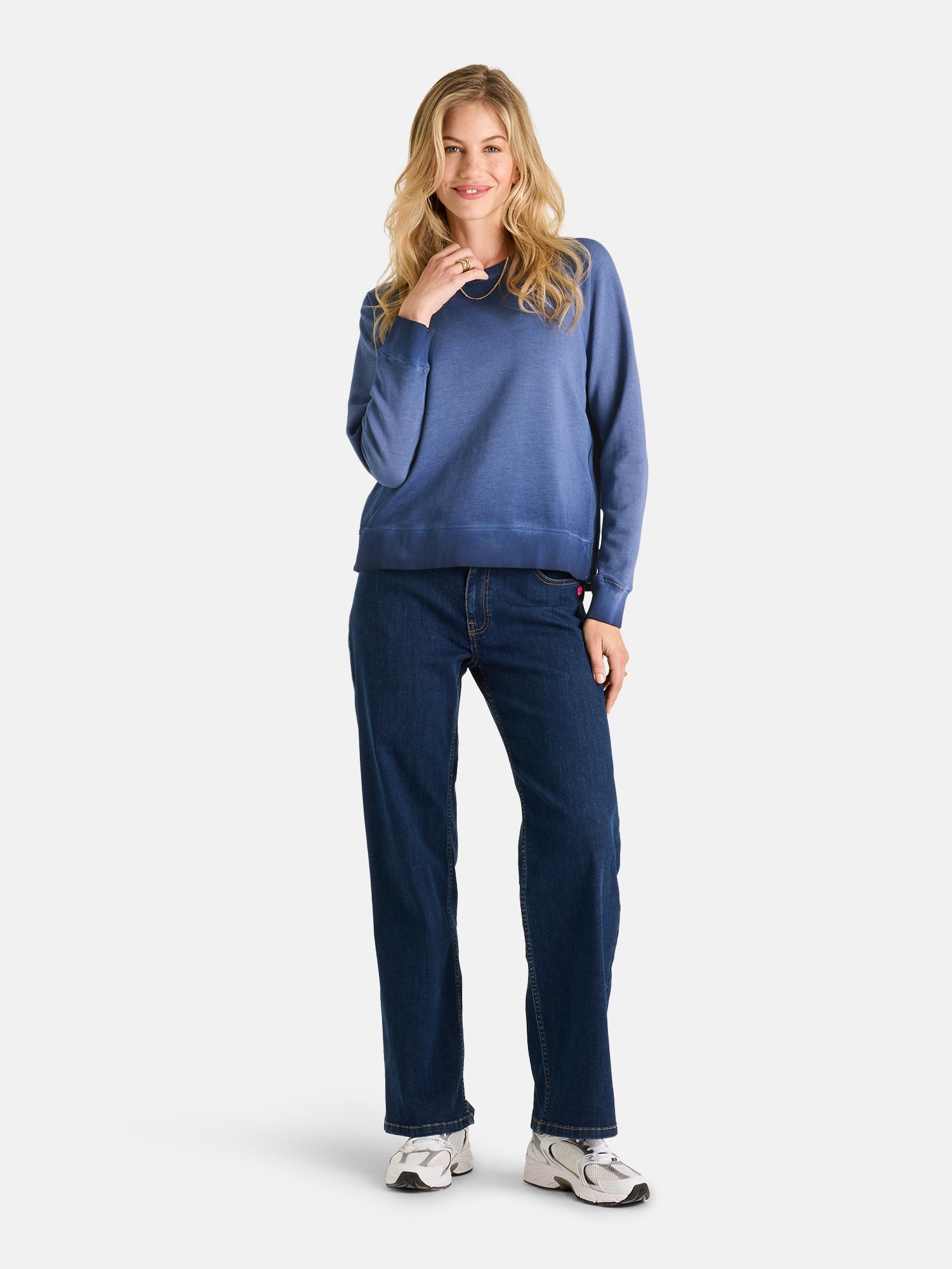 Sweatshirt "NavyEP" aus Baumwolle