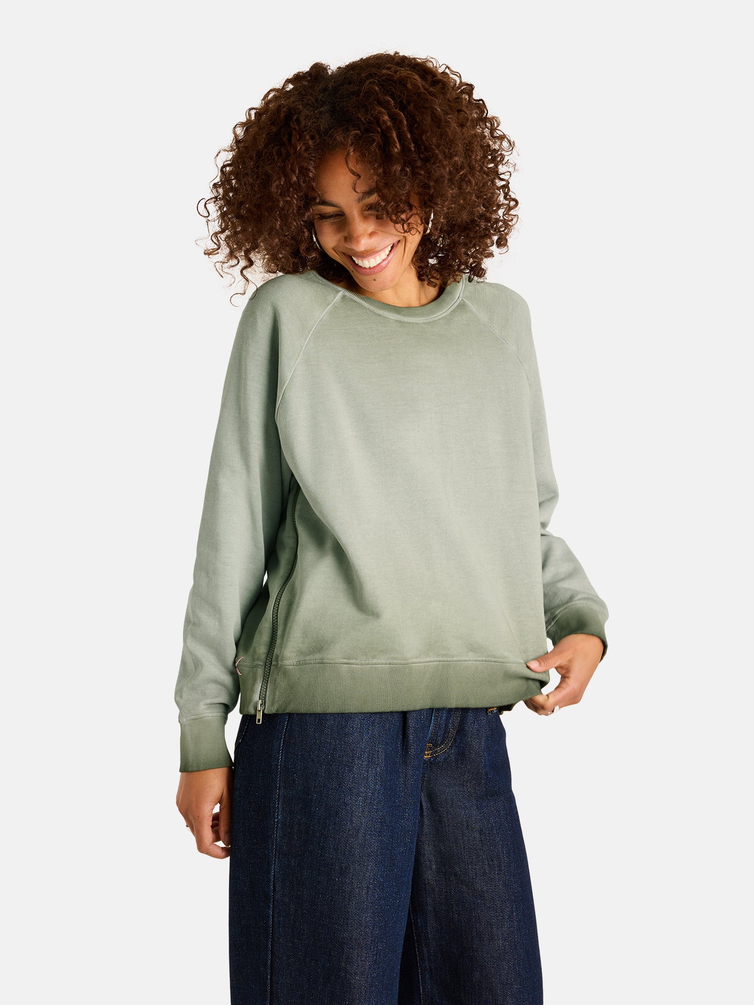 Sweatshirt "NavyEP" aus Baumwolle