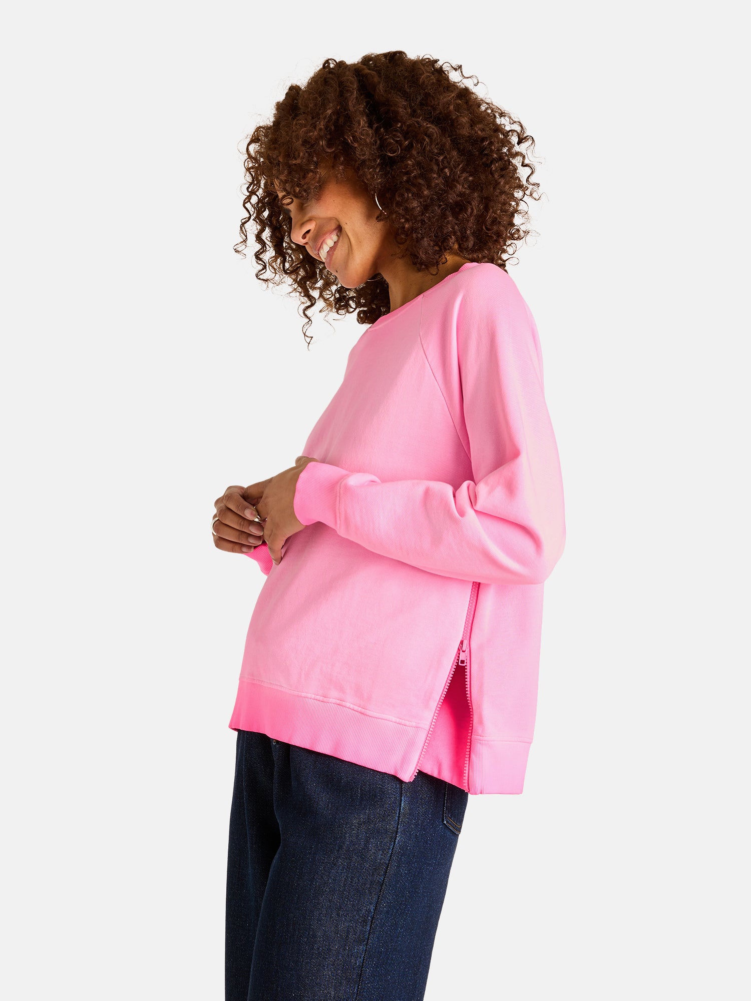 Sweatshirt "NavyEP" aus Baumwolle