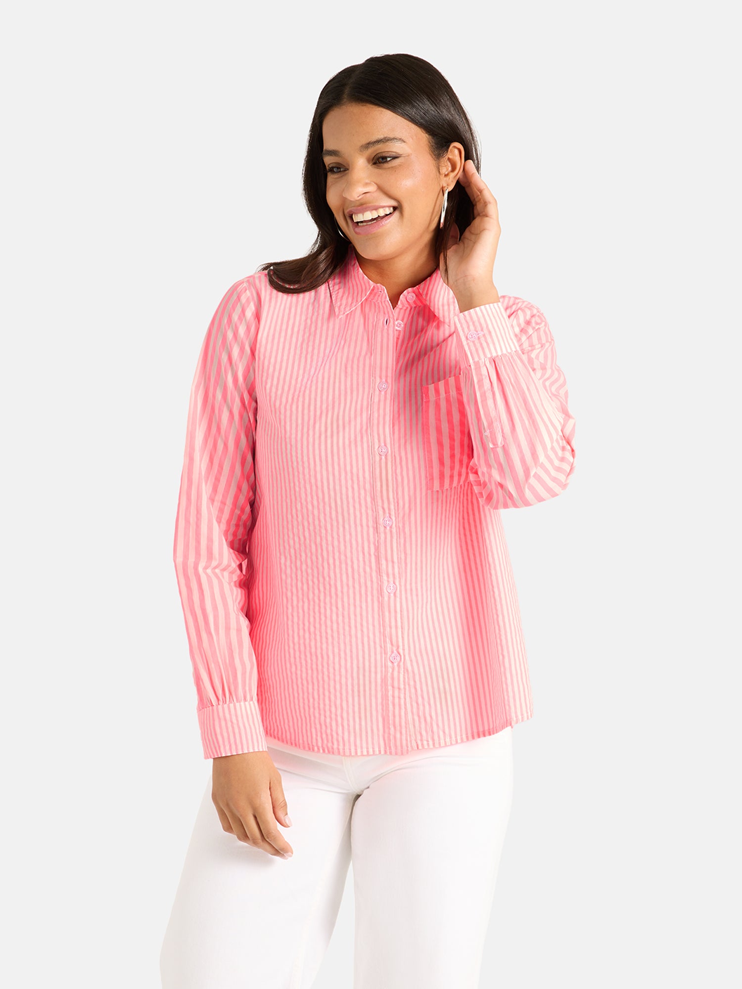 Bluse "OceanEP" aus Baumwollmix