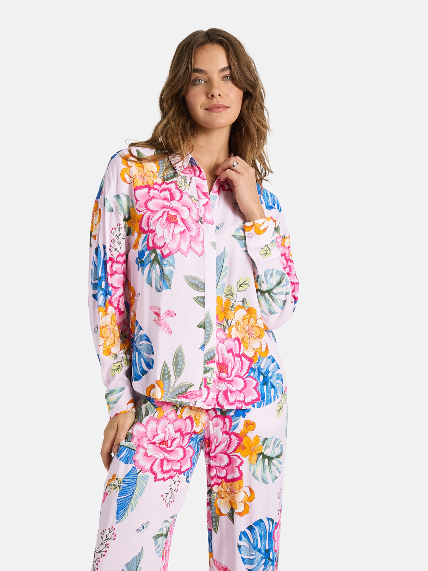 Bluse "OlynnL"aus Baumwolle