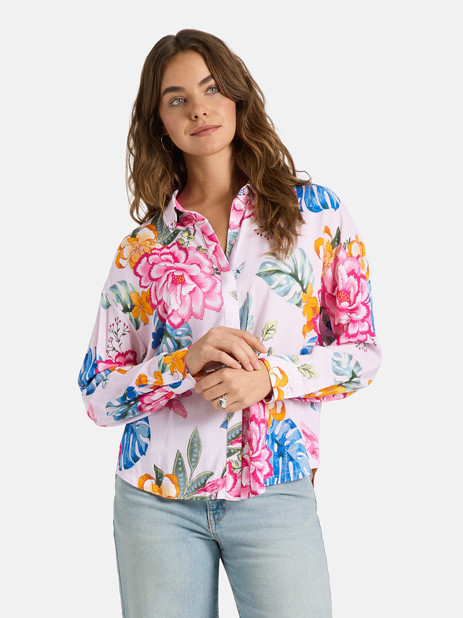 Bluse "OlynnL"aus Baumwolle