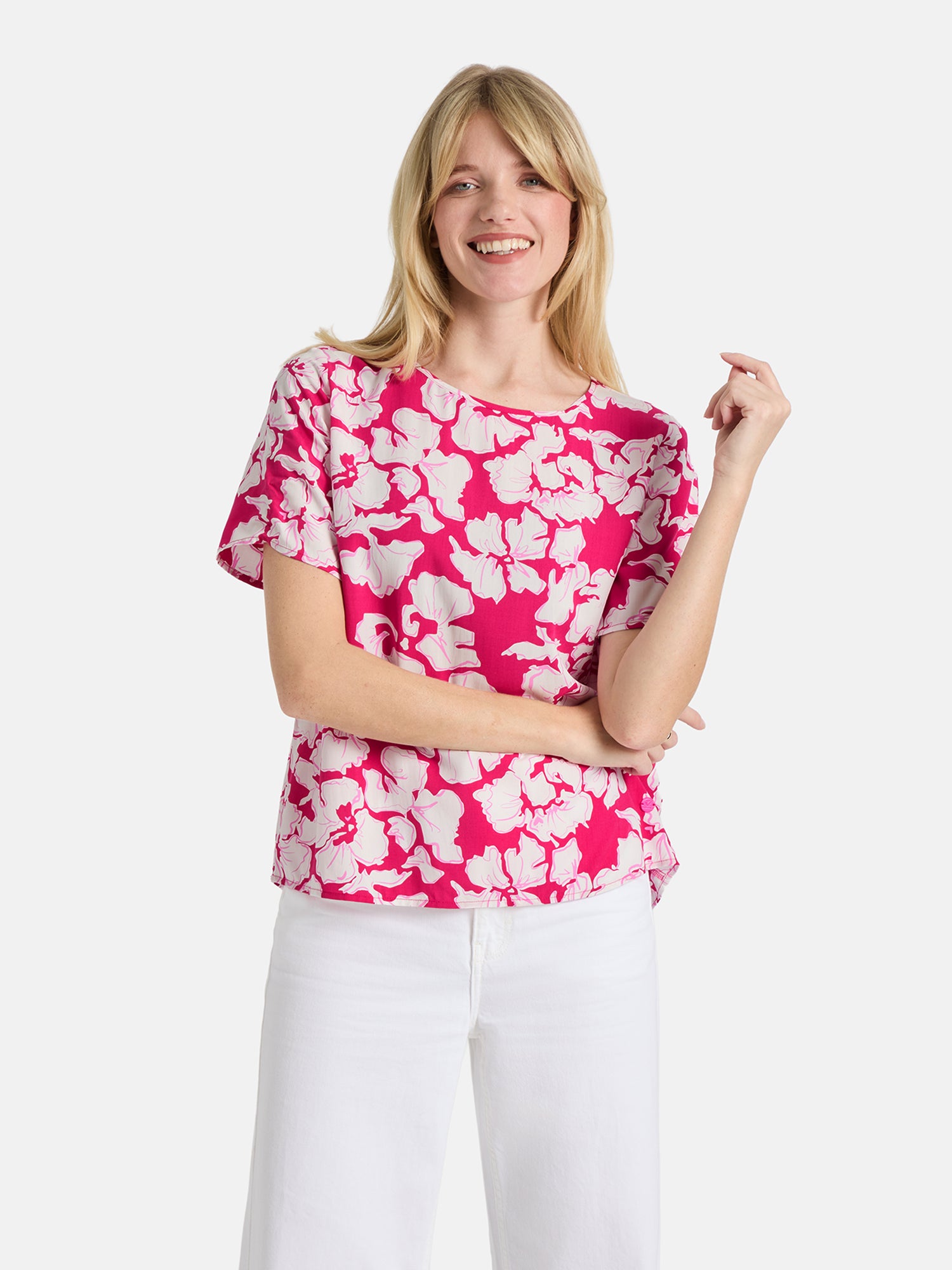 Bluse "ReneeL" aus Viskose