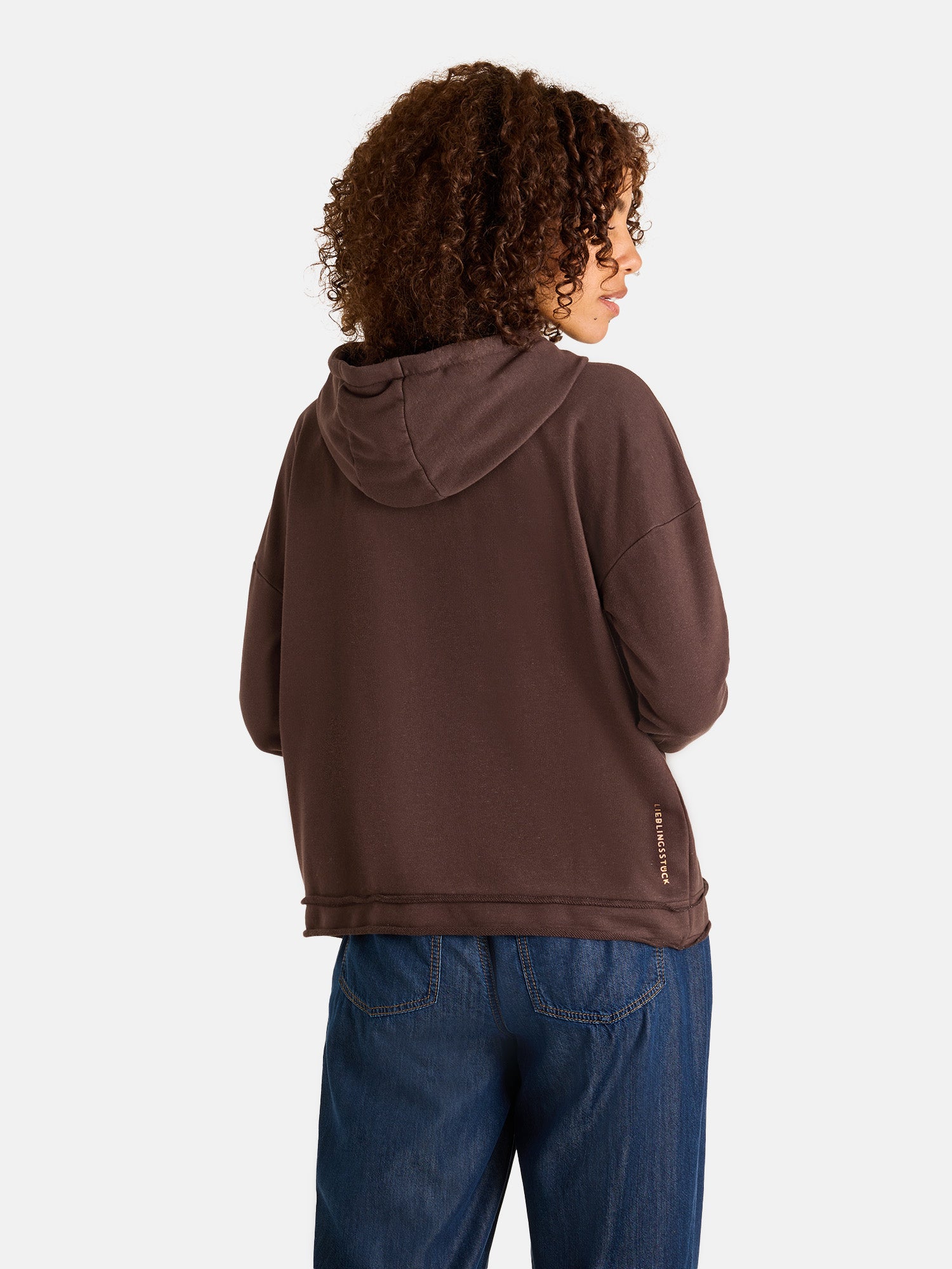 Hoodie "RixaL" aus Baumwollmix