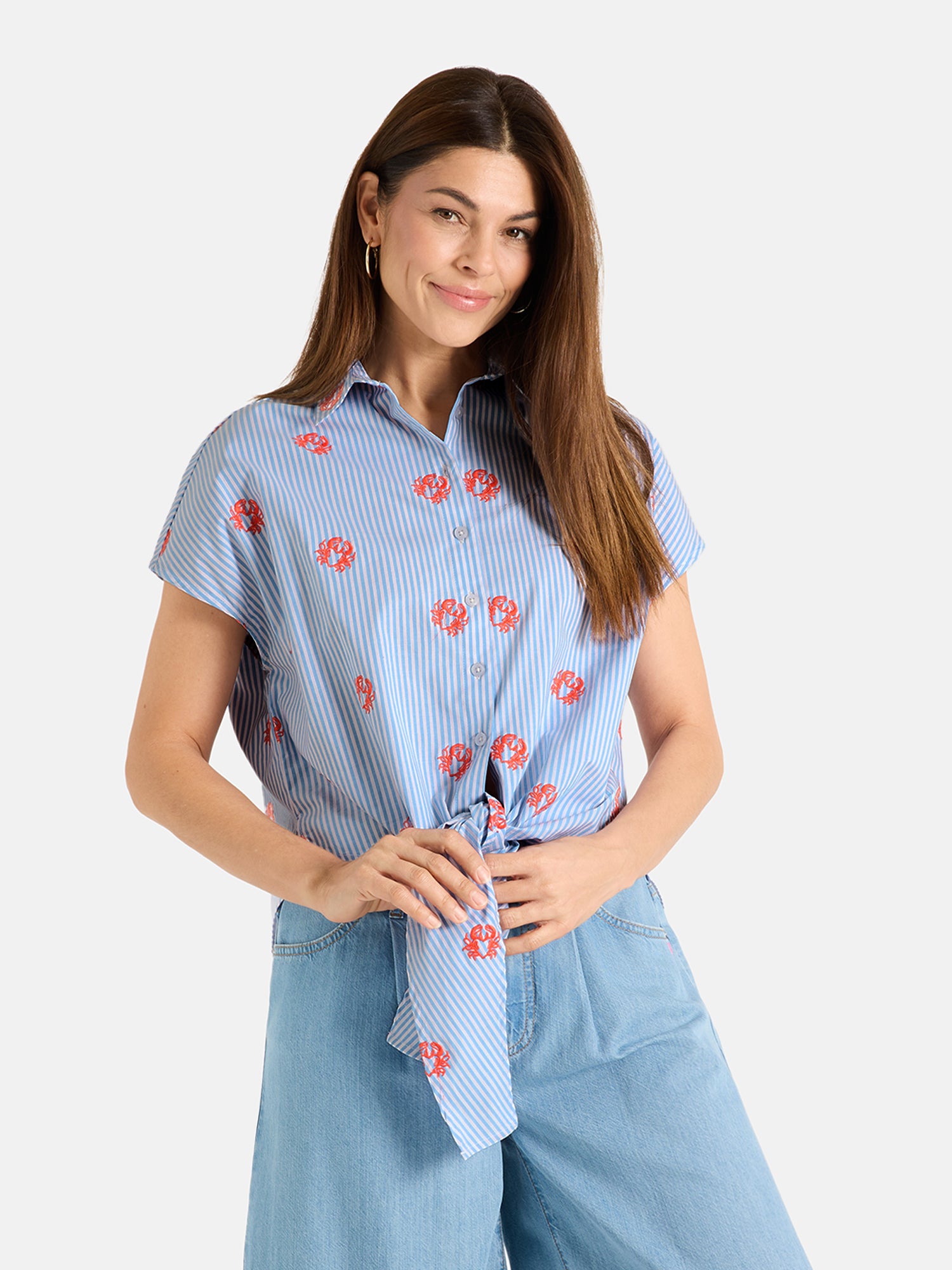 Bluse "RiyaL" aus Bauwolle