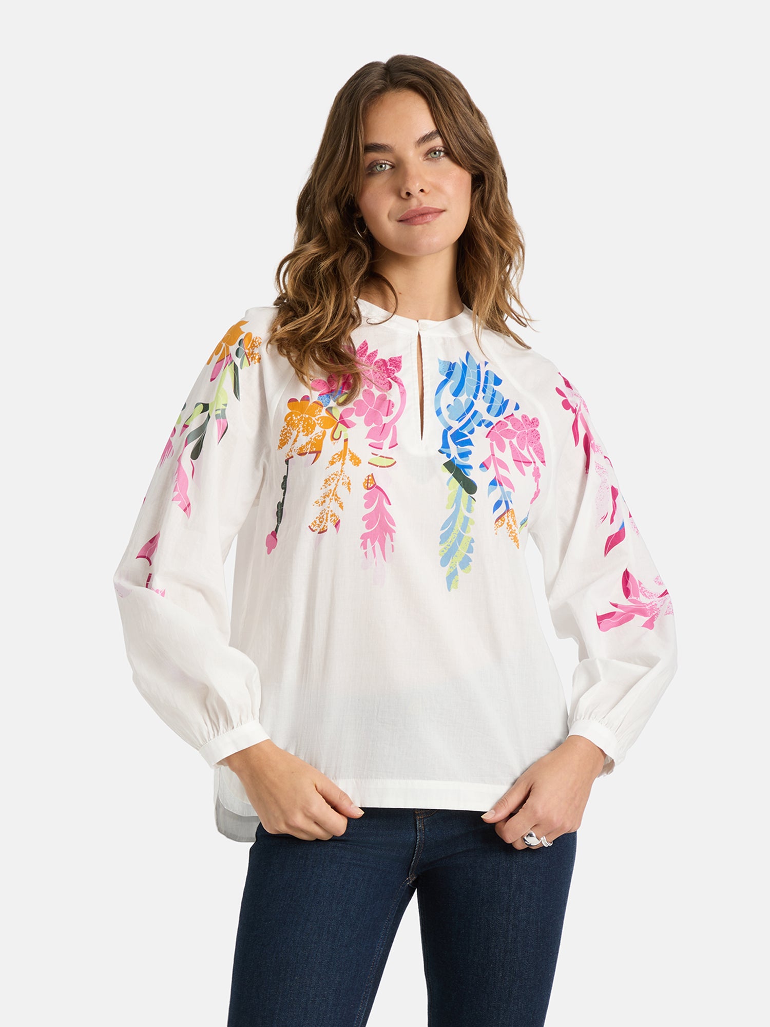 Bluse "RoalieL" aus Baumwolle