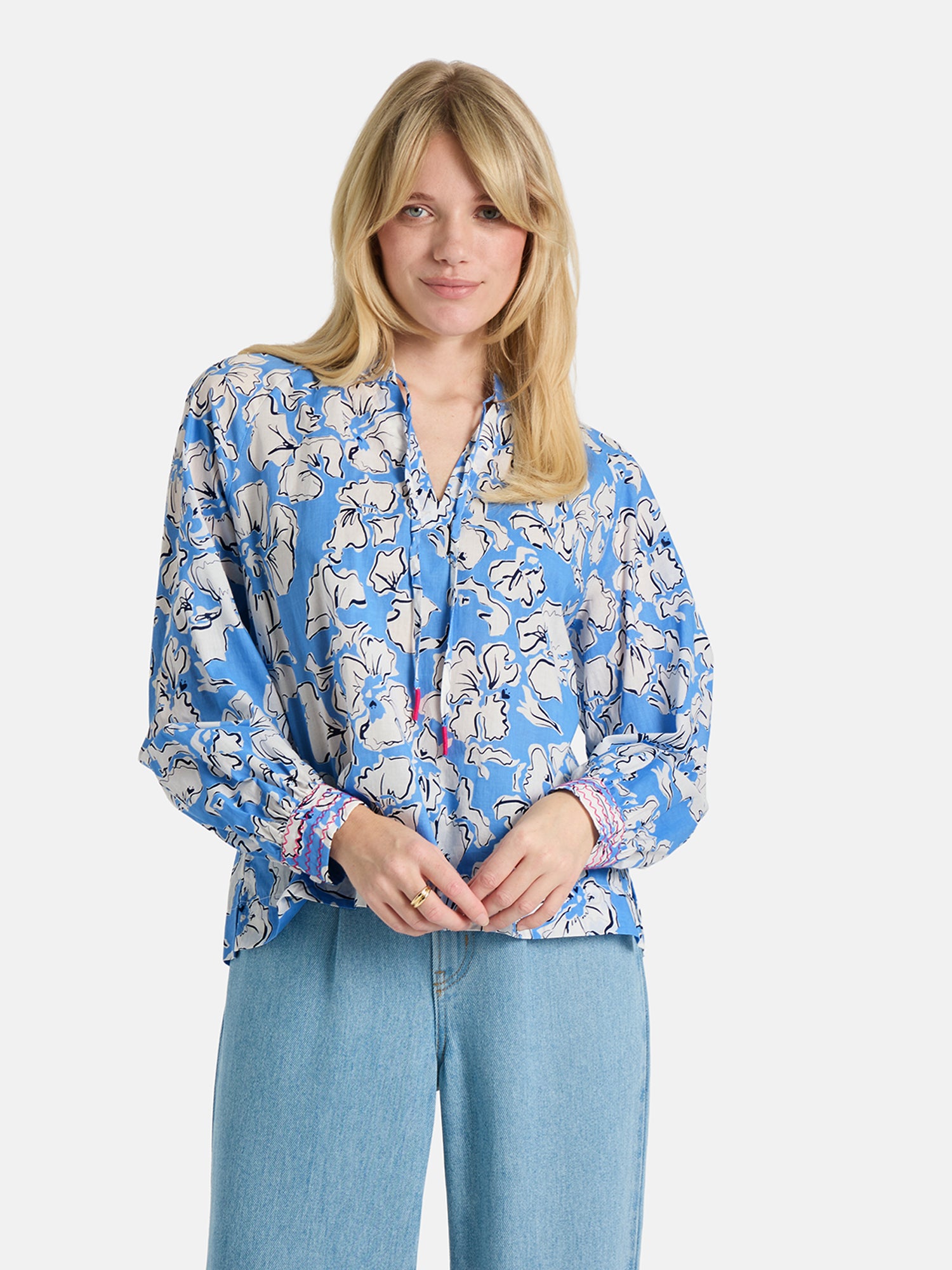 Bluse "RukaniL" aus Baumwolle