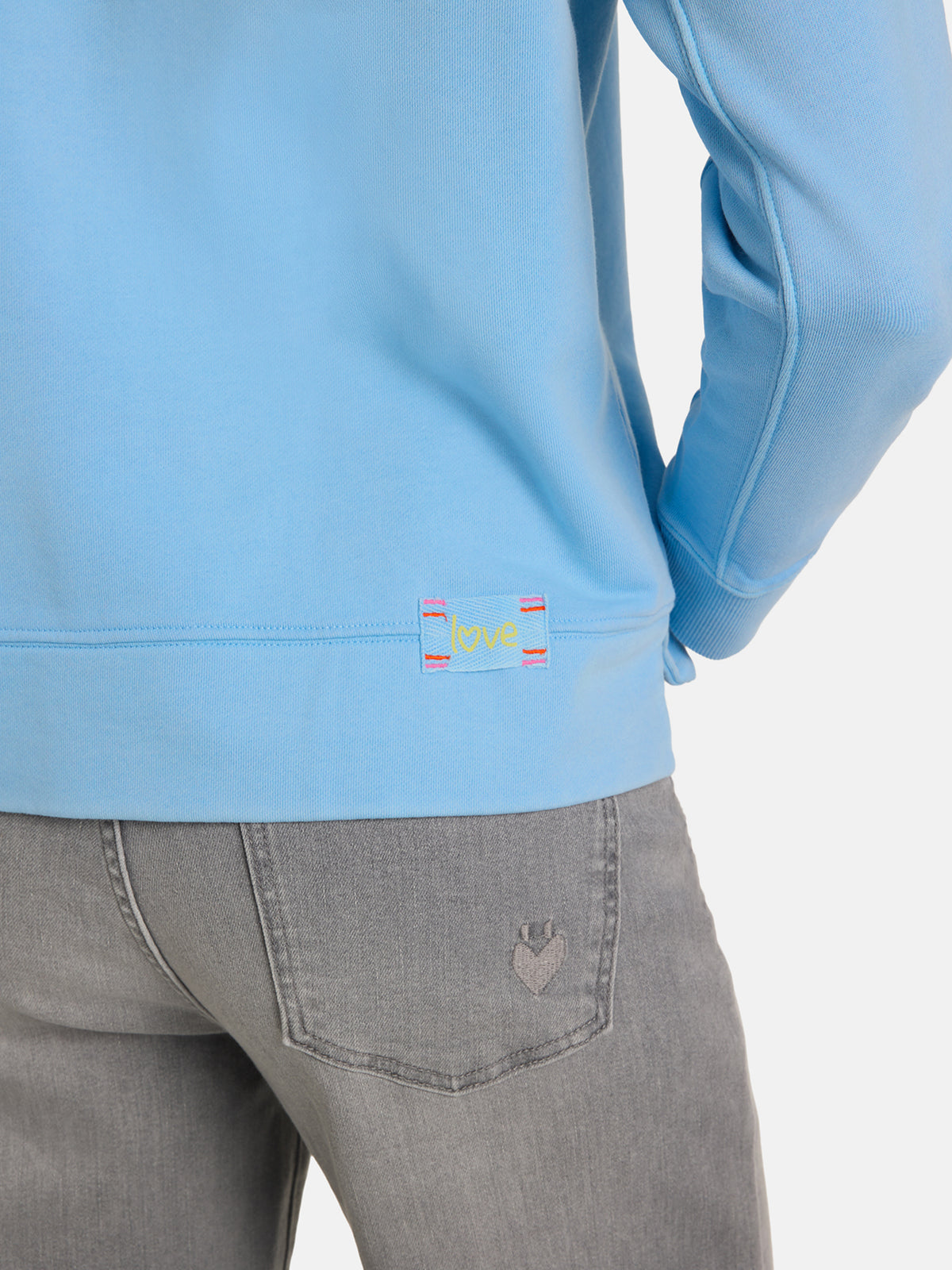 Sweatshirt "VioletL" aus Baumwolle