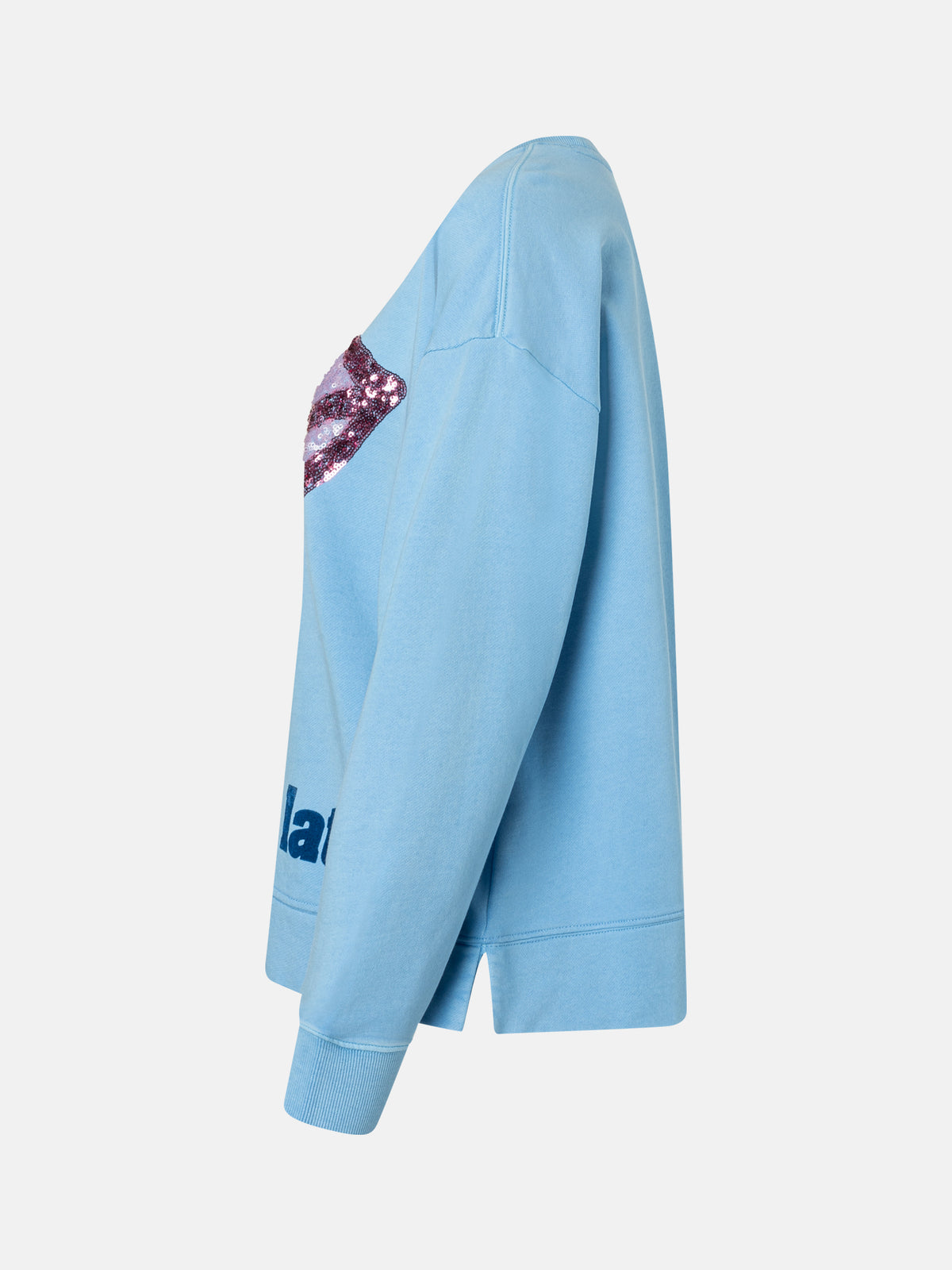 Sweatshirt "VioletL" aus Baumwolle