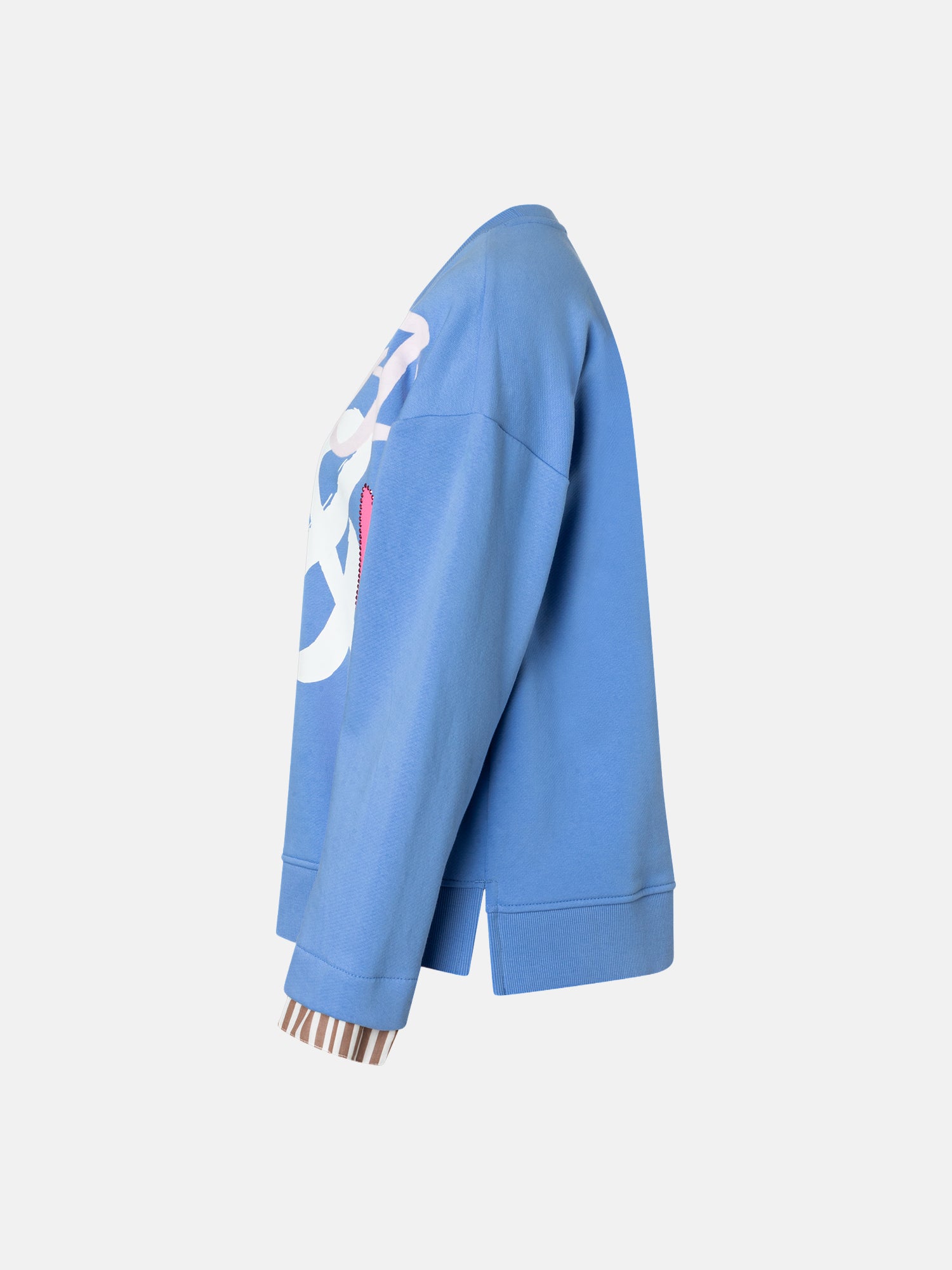 Sweatshirt "YamilaL" aus Baumwollmix