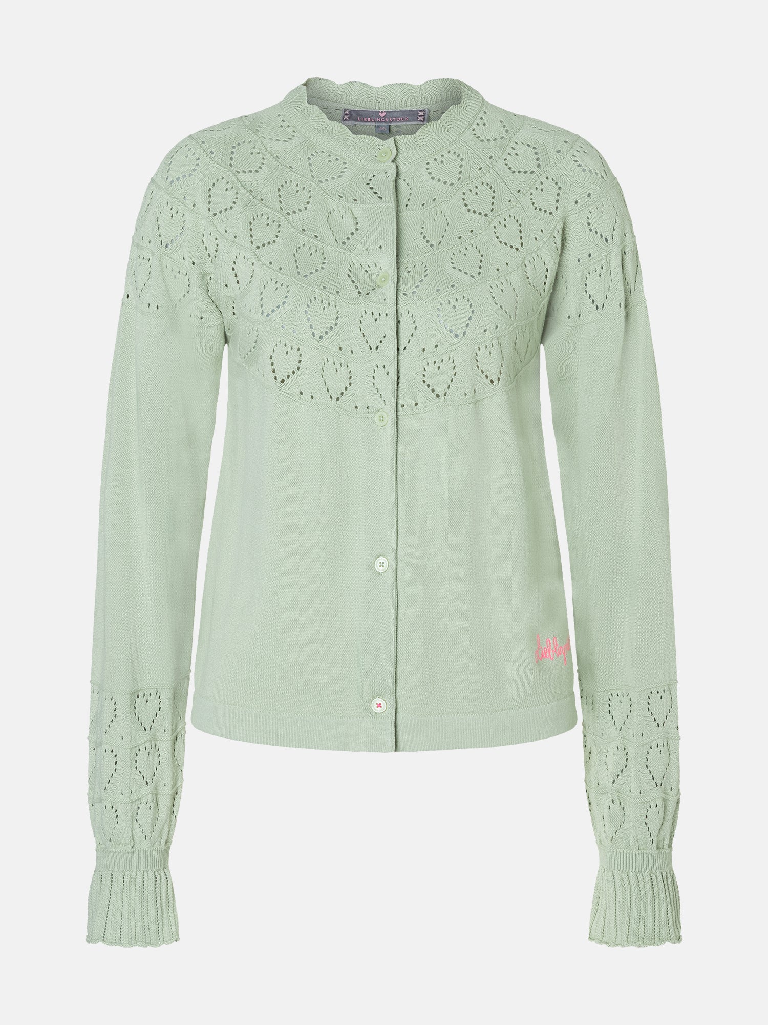 Strickjacke "ZazaL" aus Baumwolle