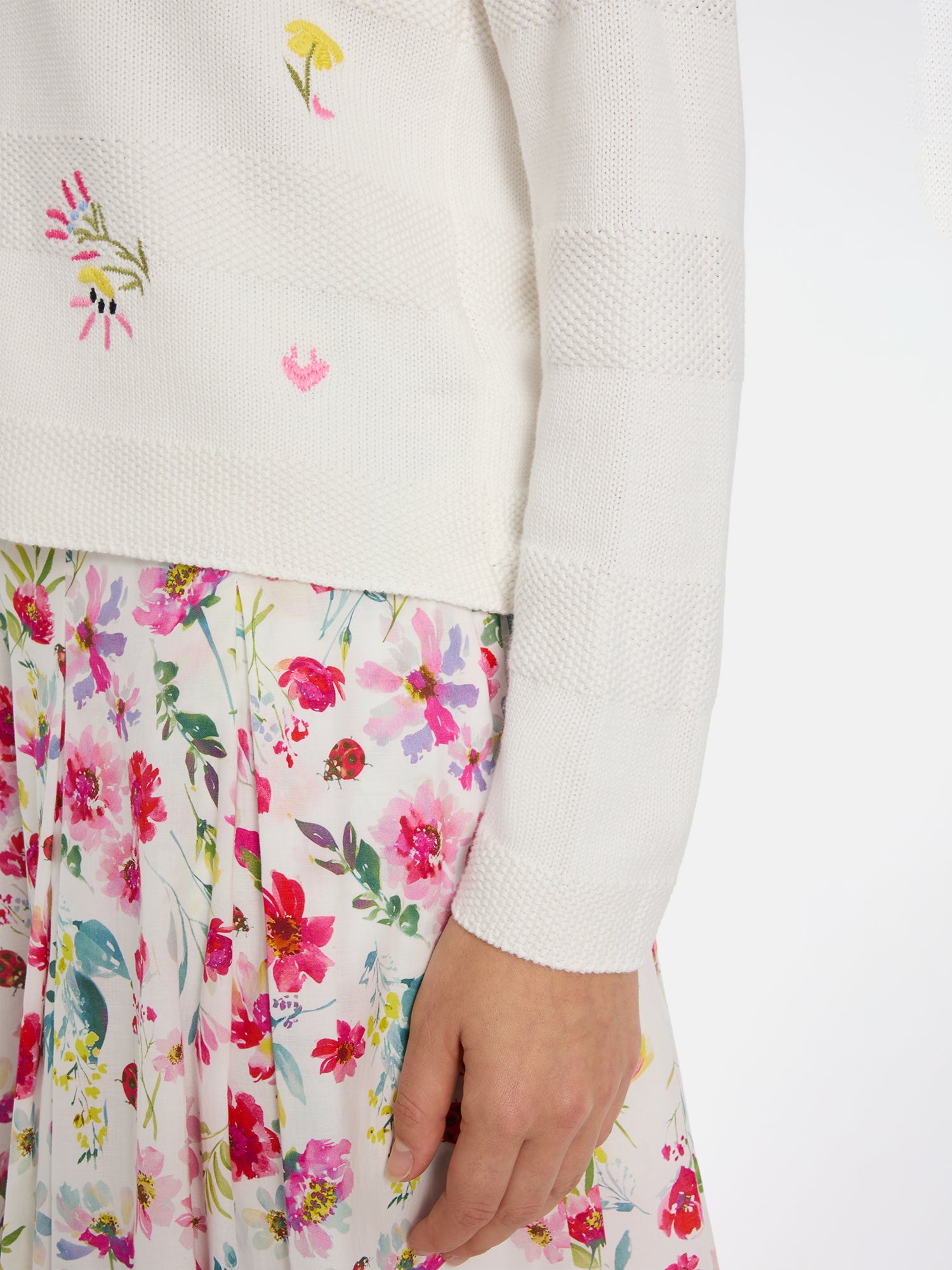 Strickcardigan "ZelesteL" aus Baumwollmix