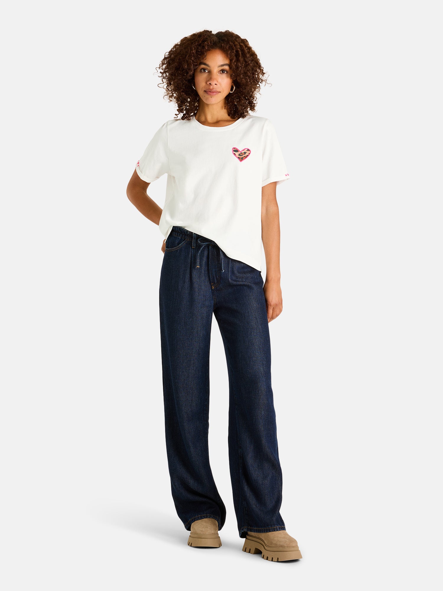 T-Shirt "ZetaL" aus Baumwolle