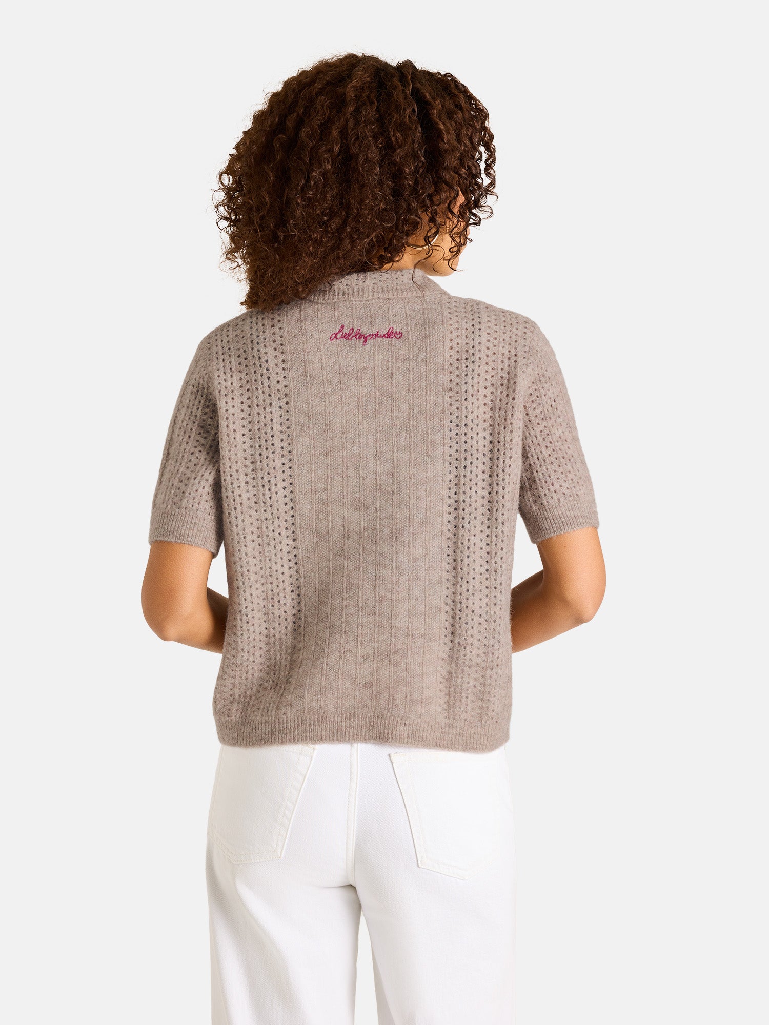 Strickpolo "ZigridL" aus Alpakamix