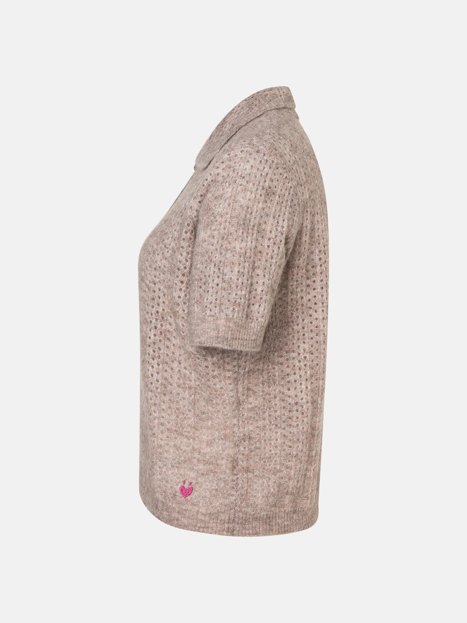 Strickpolo "ZigridL" aus Alpakamix