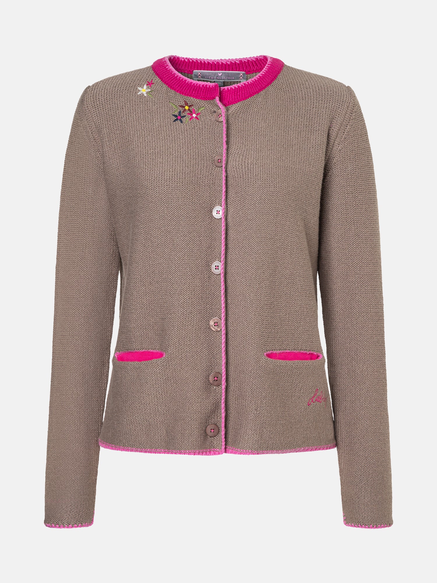 Strickjacke "ZippaL" mit Wolle