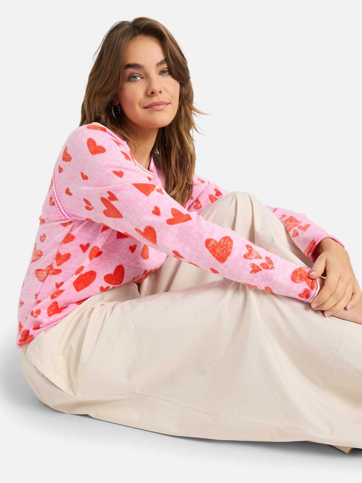 Longsleeve "LiloL" mit Kaschmir