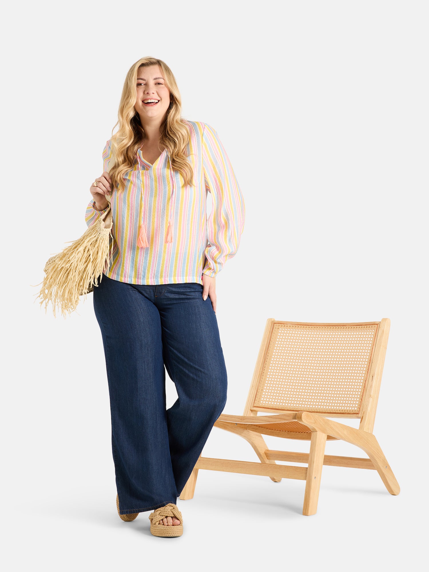 Bluse "ClaireL" mit Viskose