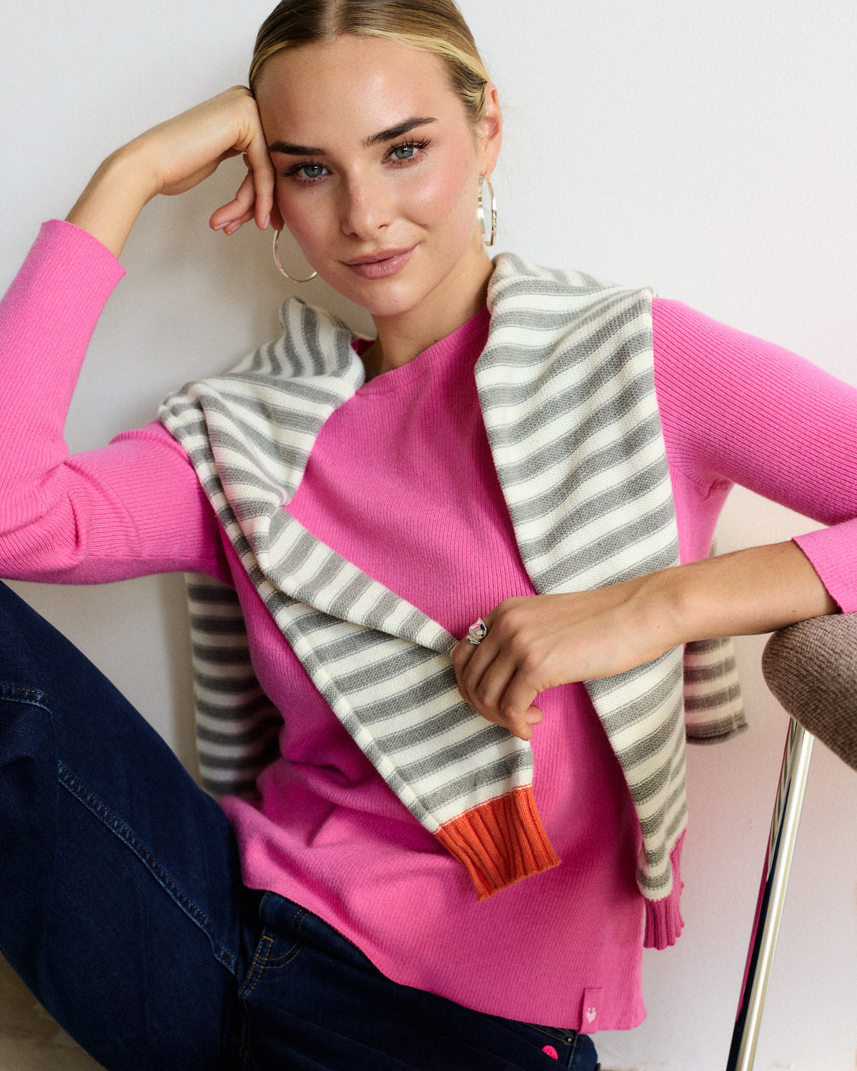 Pullover "NicolettaL" aus Baumwollmix