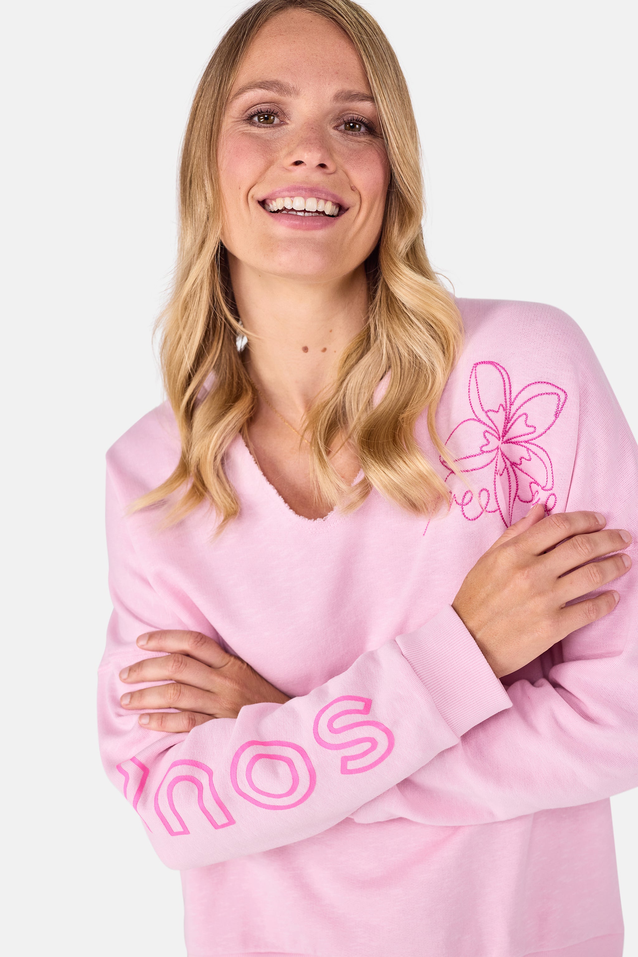 Sweatshirt "CelinL" aus Baumwolle