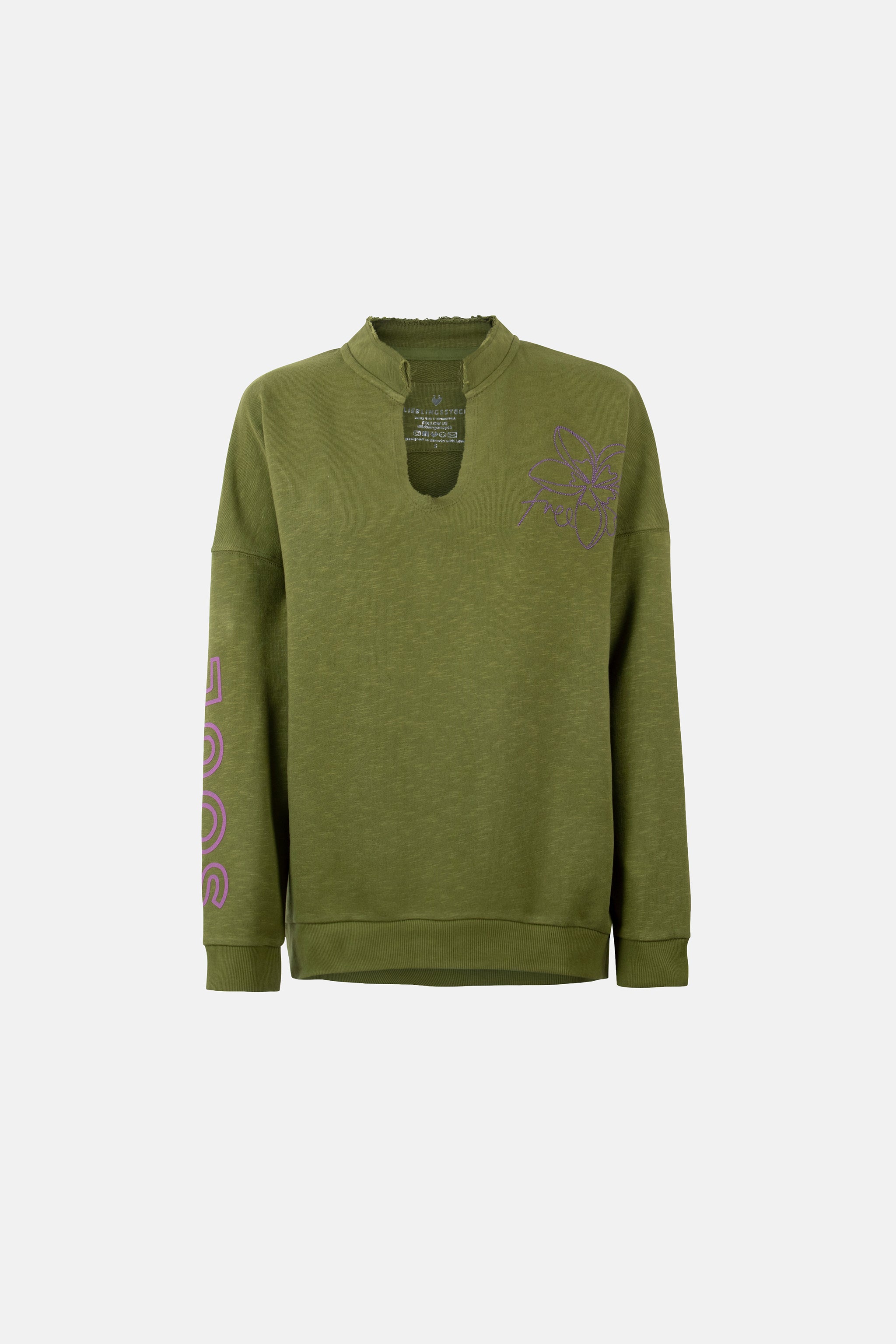 Sweatshirt "CelinL" aus Baumwolle