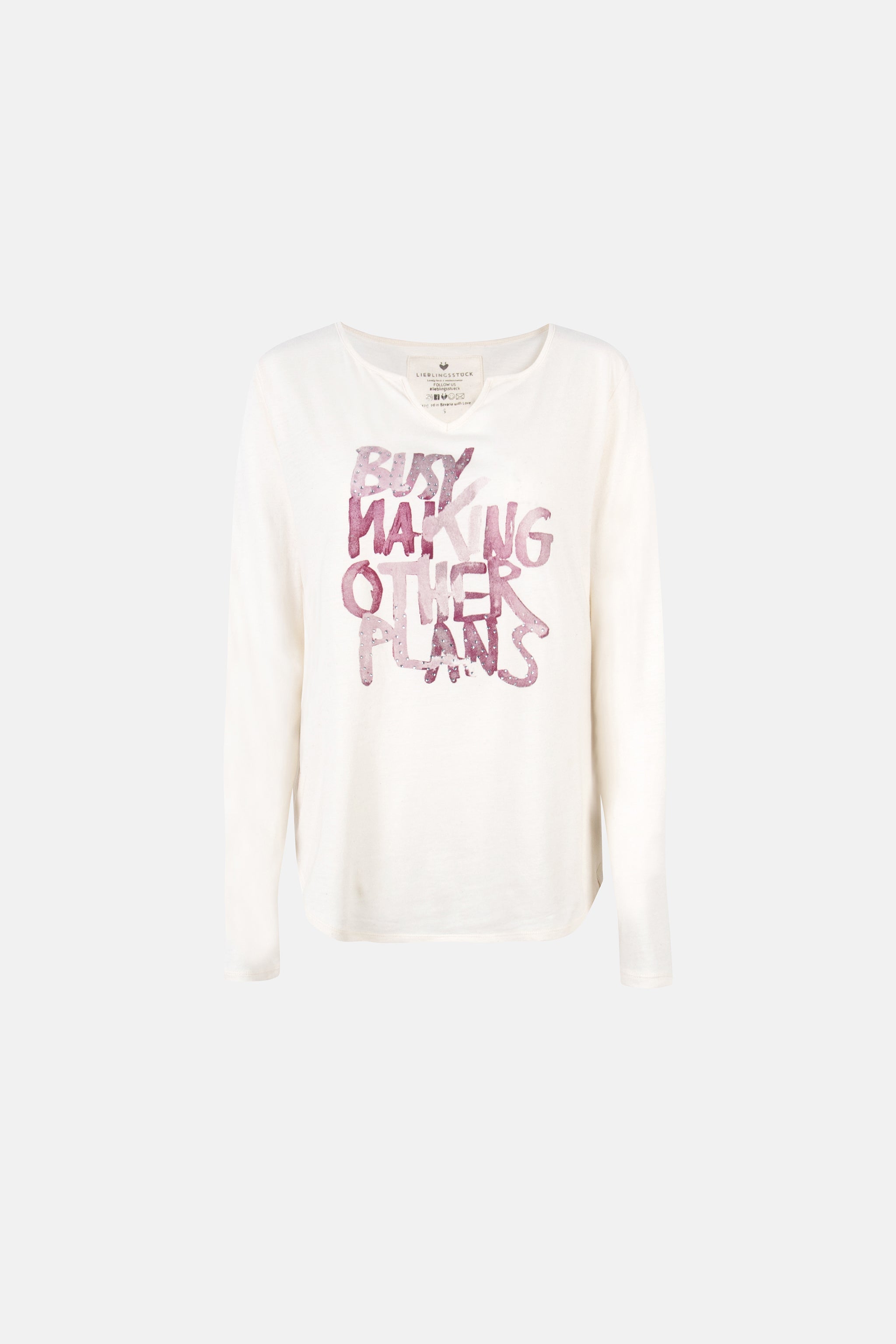 T-Shirt "CordiaL" aus Baumwolle