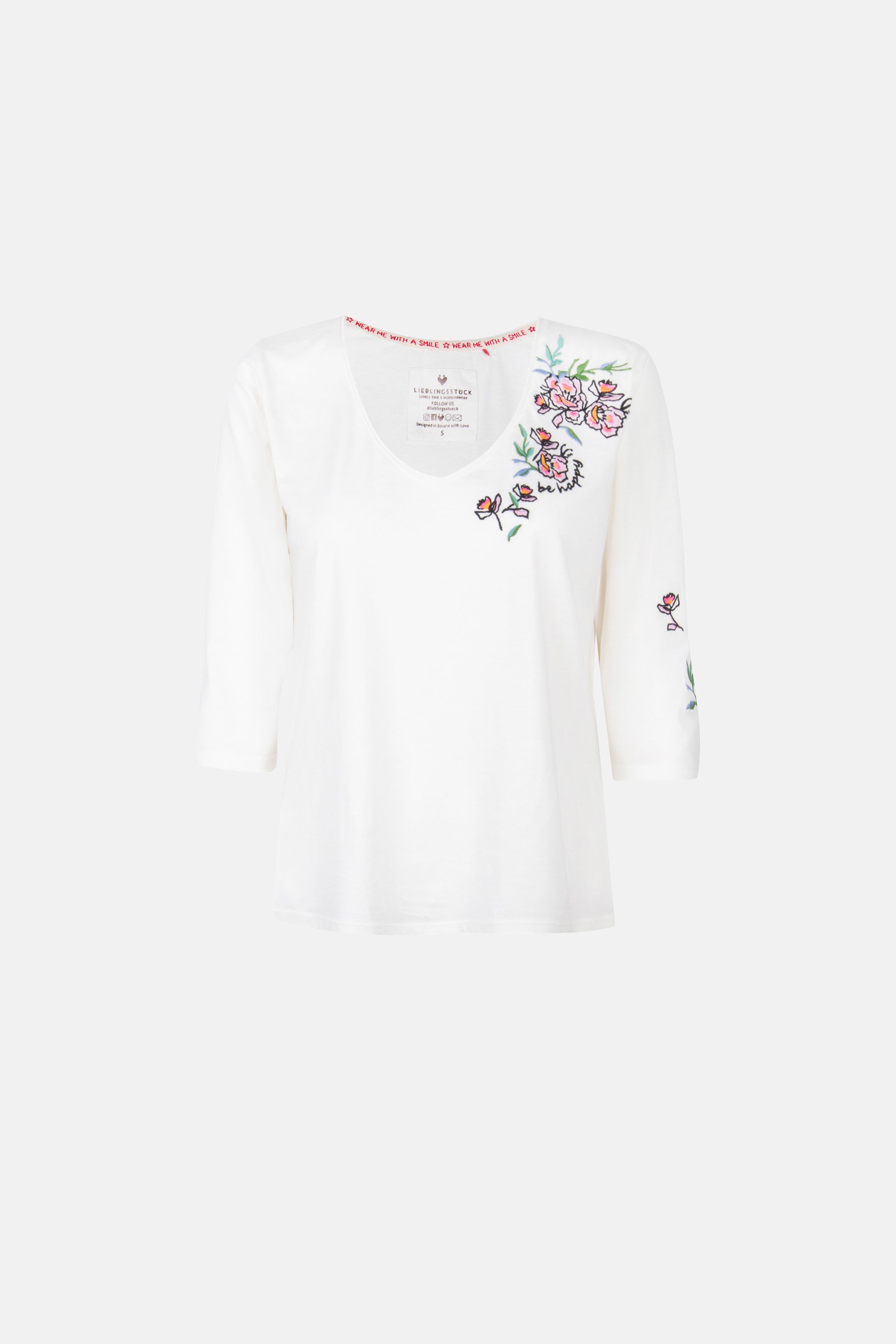 T-shirt "CordeliaL" aus Baumwollmix