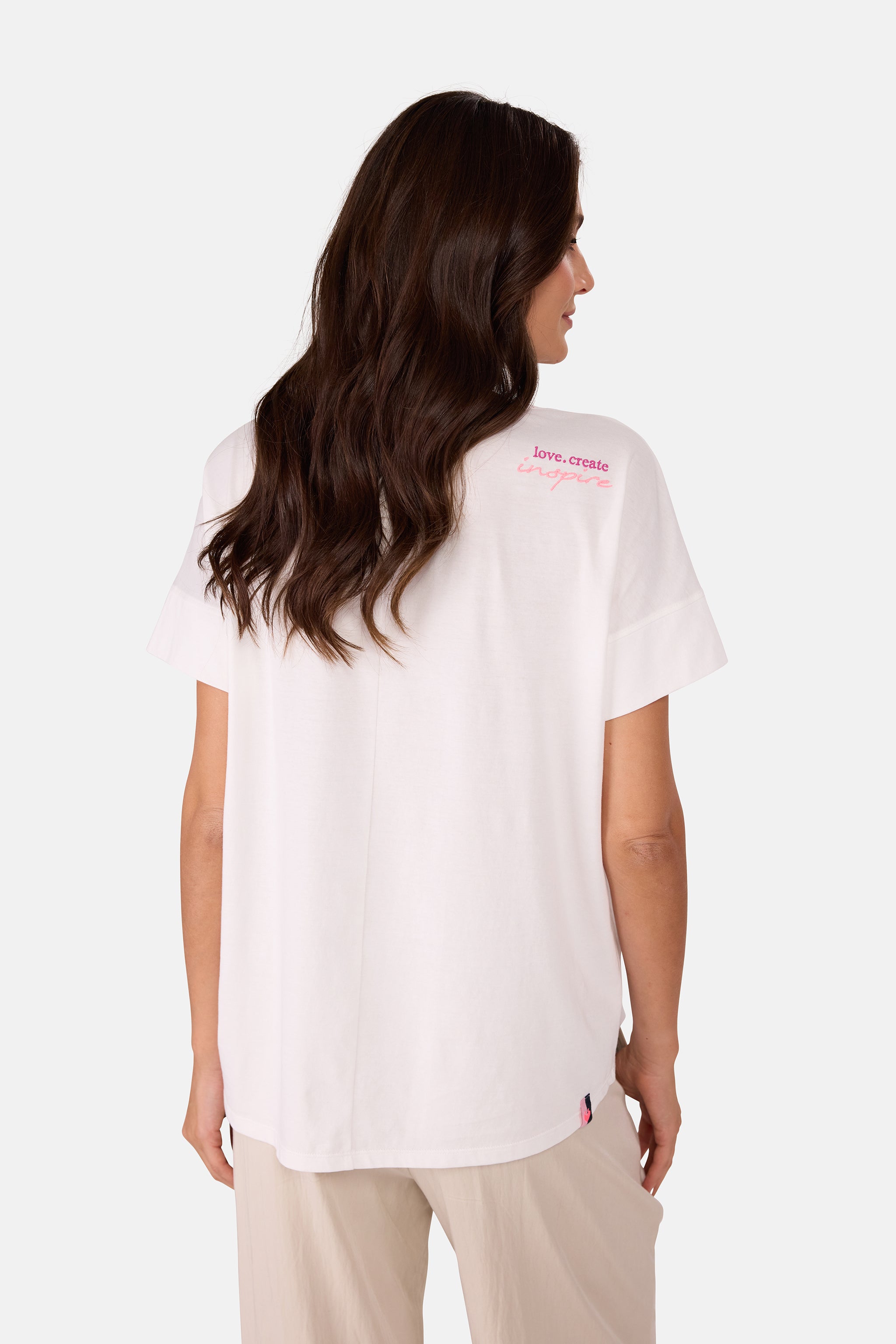 T-Shirt "DavyL" aus Baumwolle