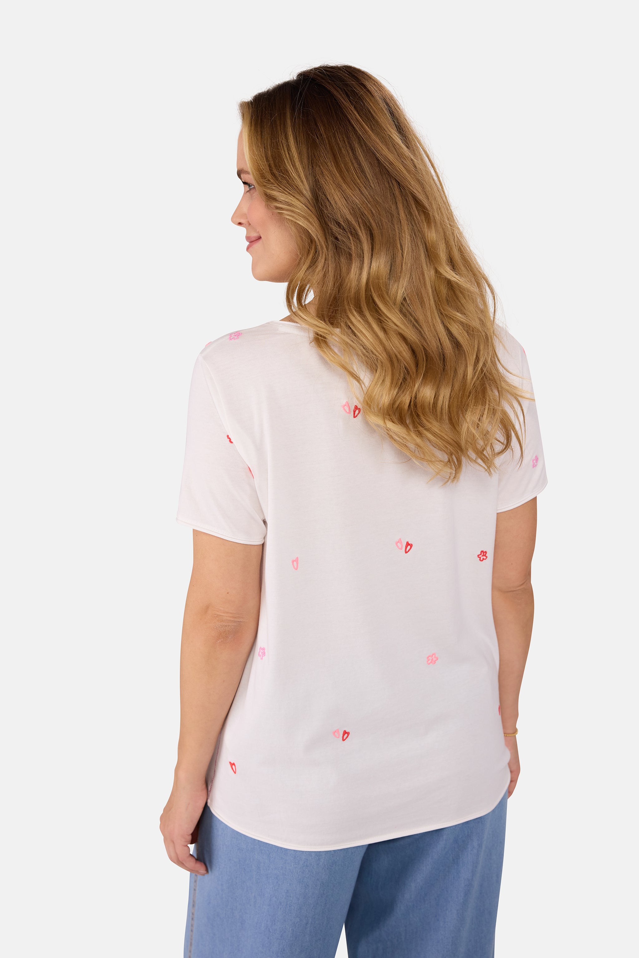 T-Shirt "CiliaL" aus Baumwolle