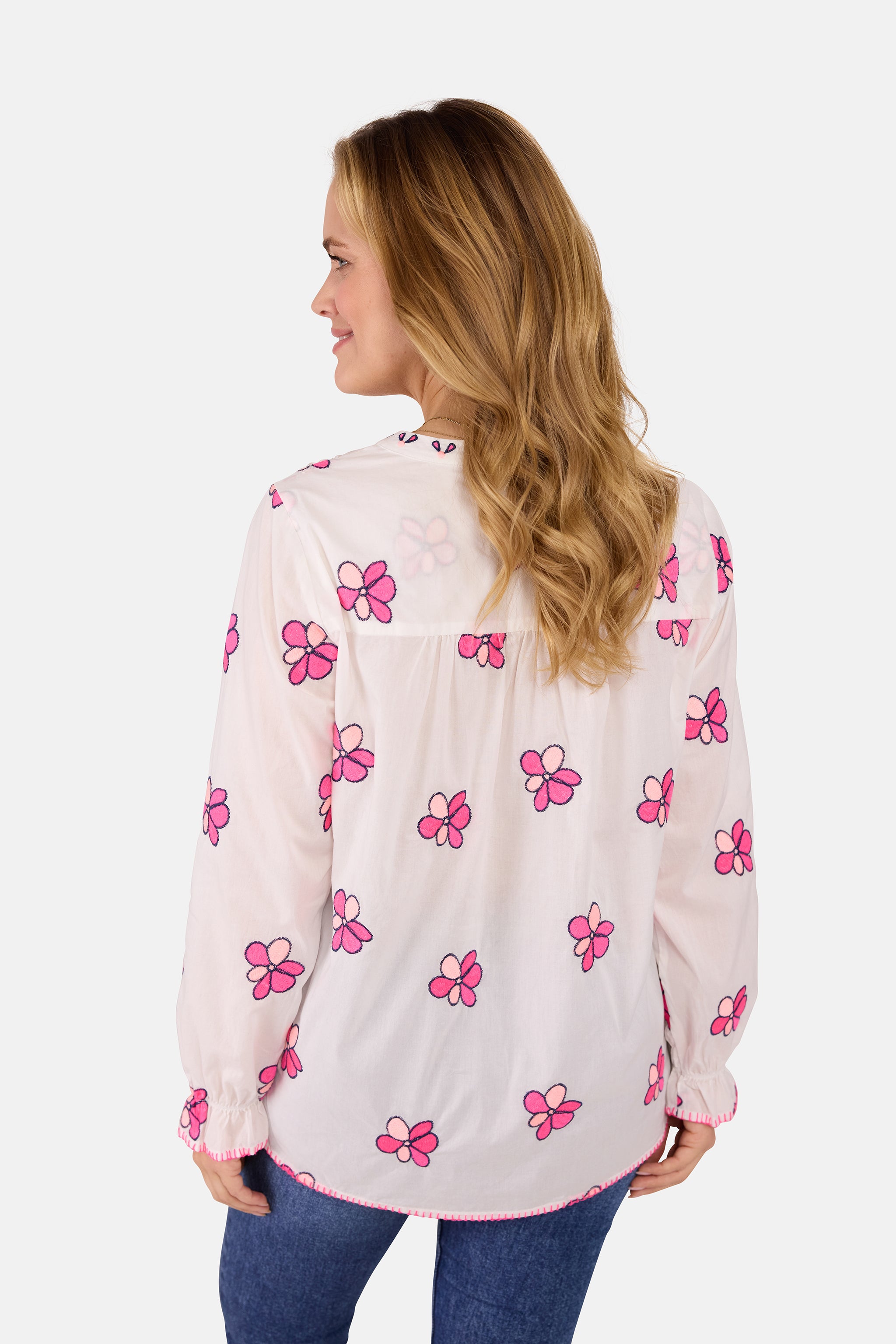 Bluse "RianaL" aus Baumwolle