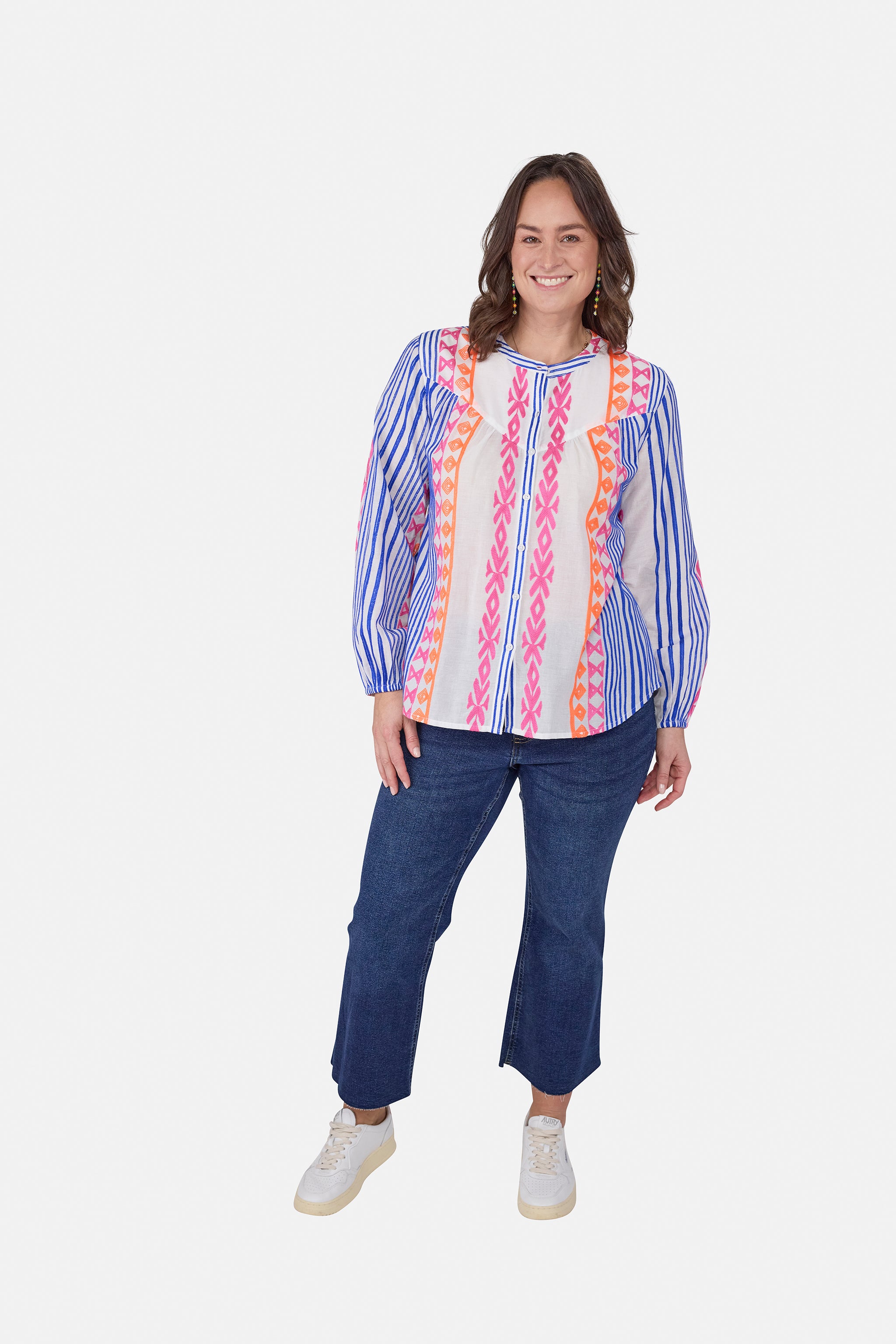 Bluse "KyraL" aus Baumwolle