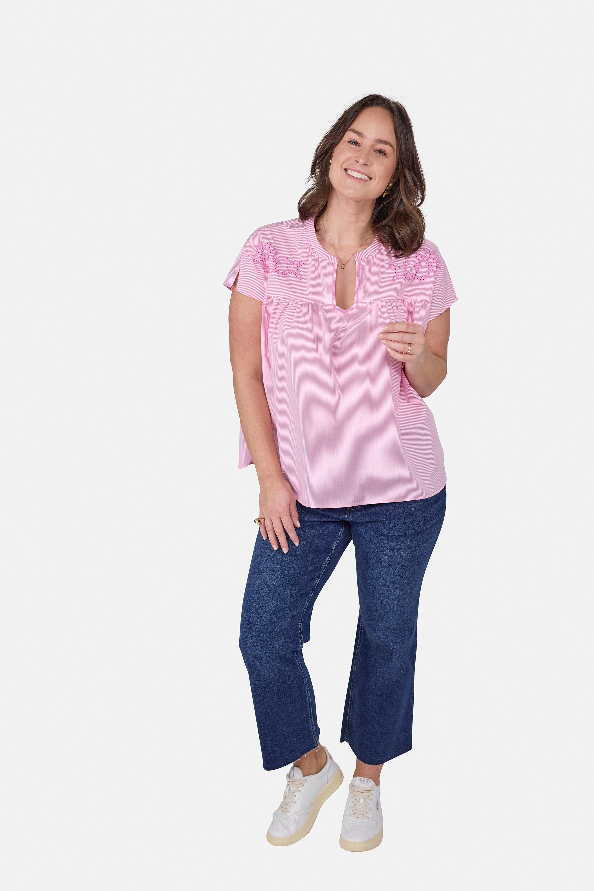 Bluse "KatalinaL" aus Baumwolle