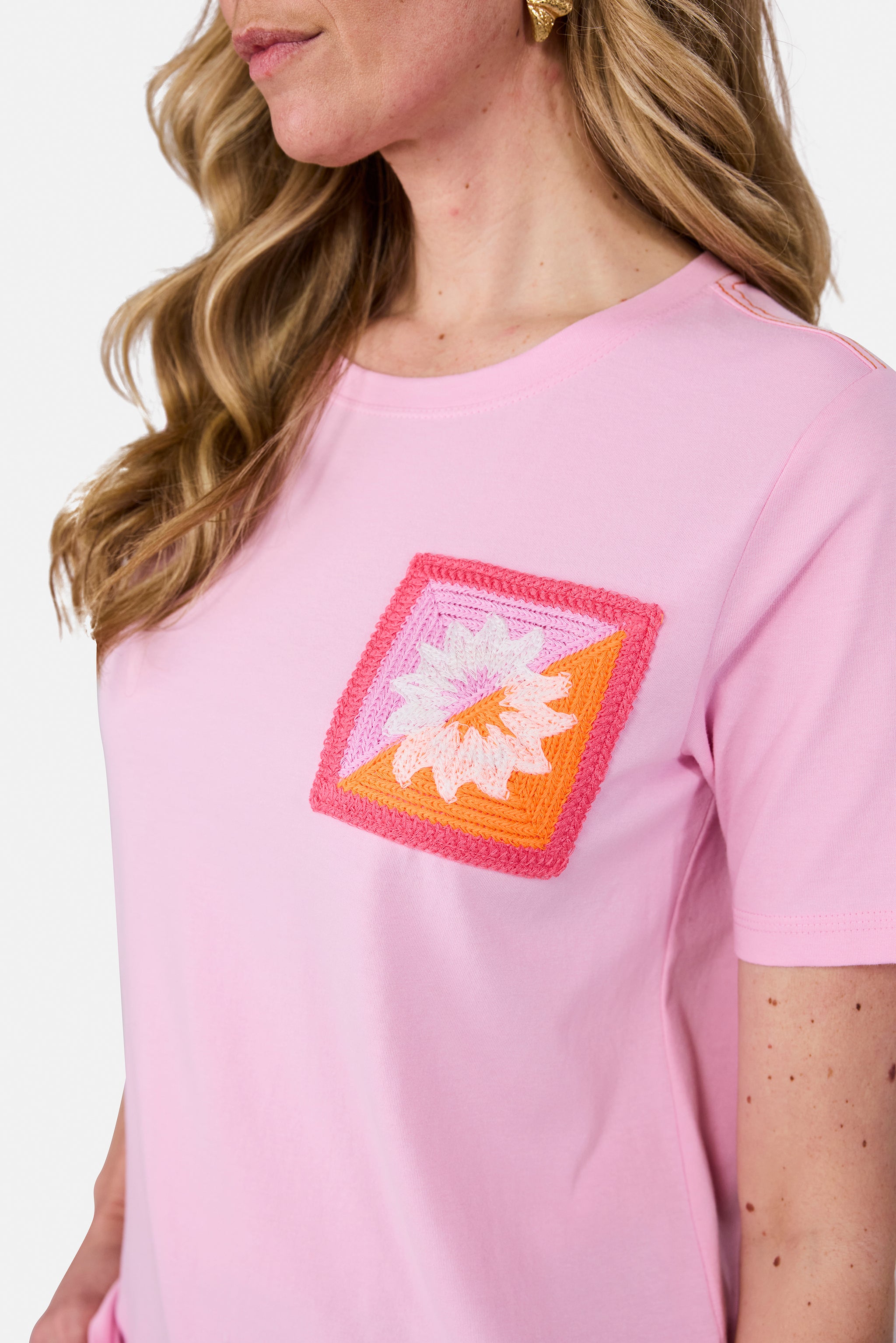 T- Shirt "CoraL" aus Baumwolle