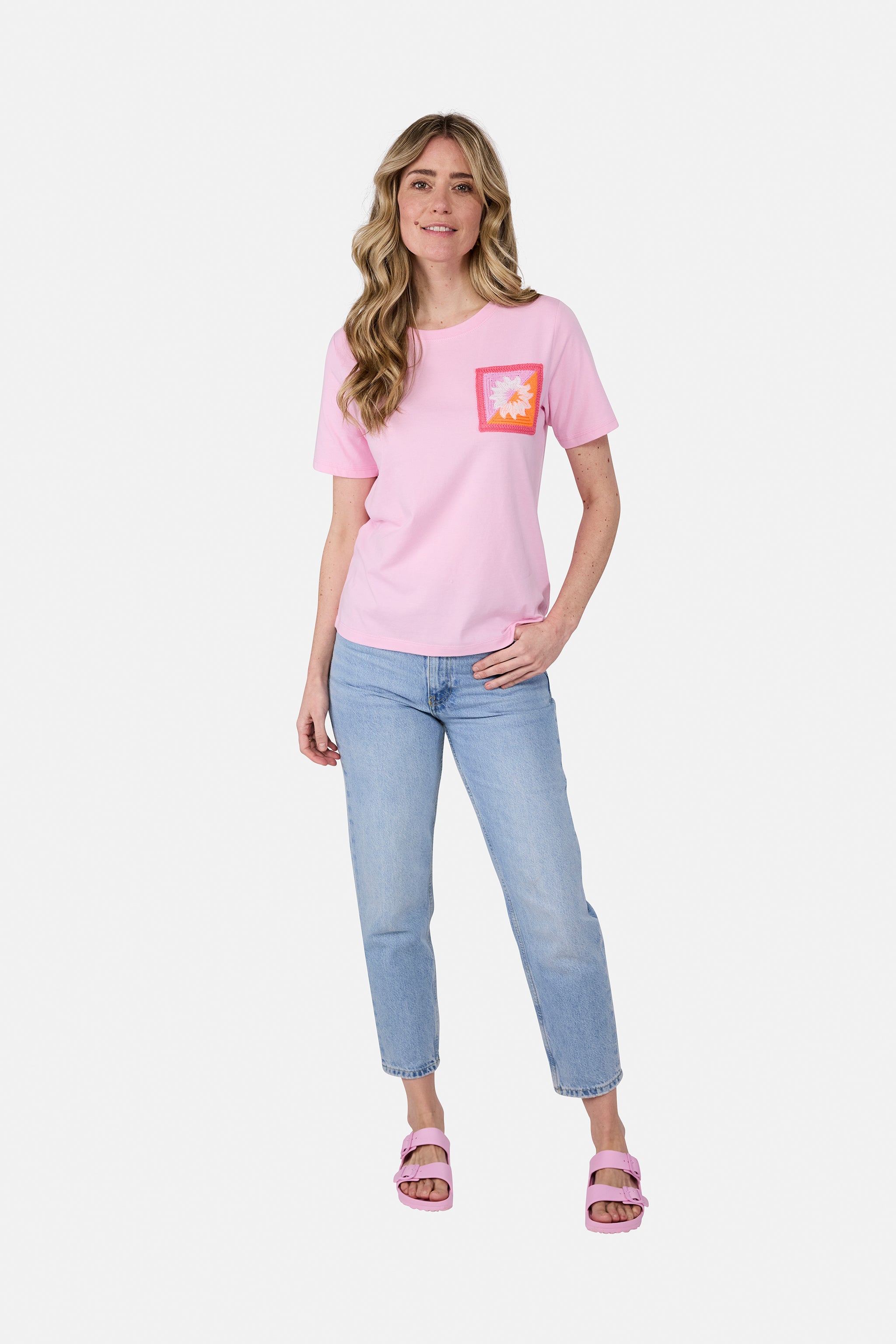 T- Shirt "CoraL" aus Baumwolle